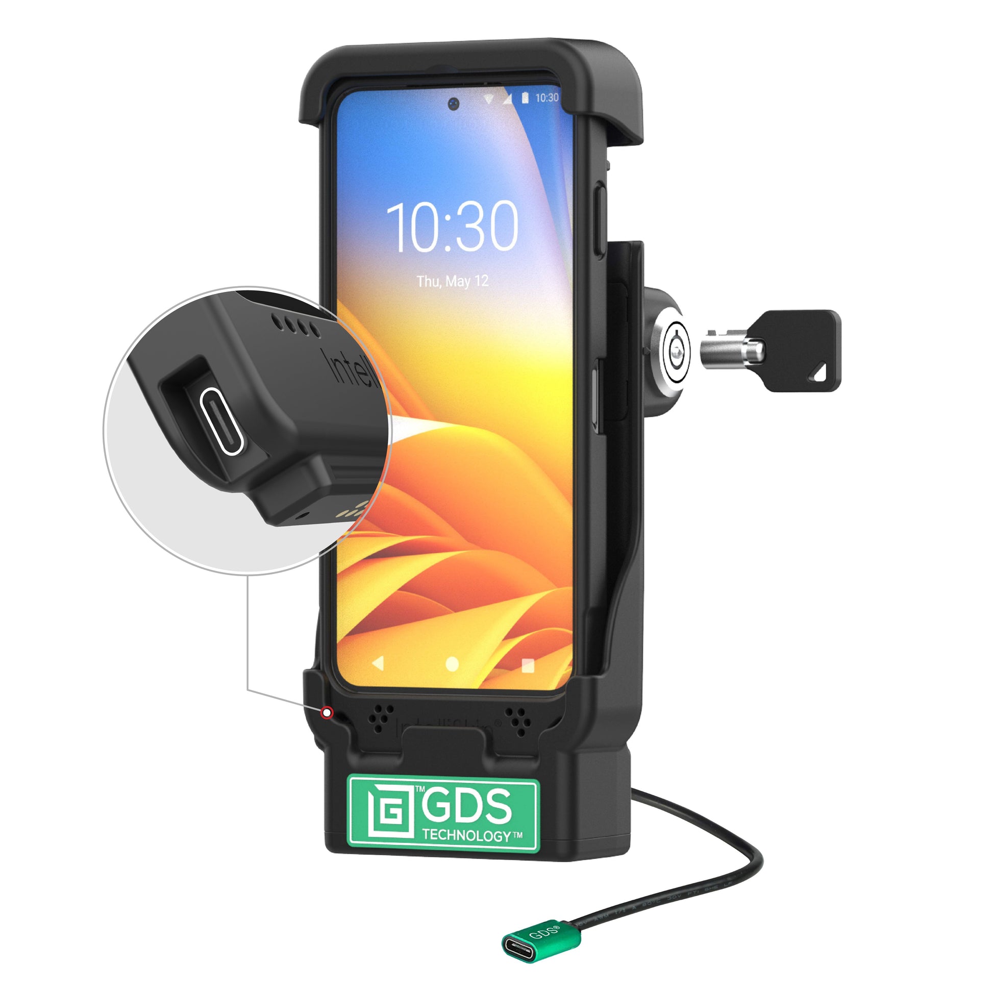 GDS® Vehicle Dock for Zebra EM45 with USB-C IntelliSkin® (RAM-GDS-DOCKL-V15-ZE37-CU)