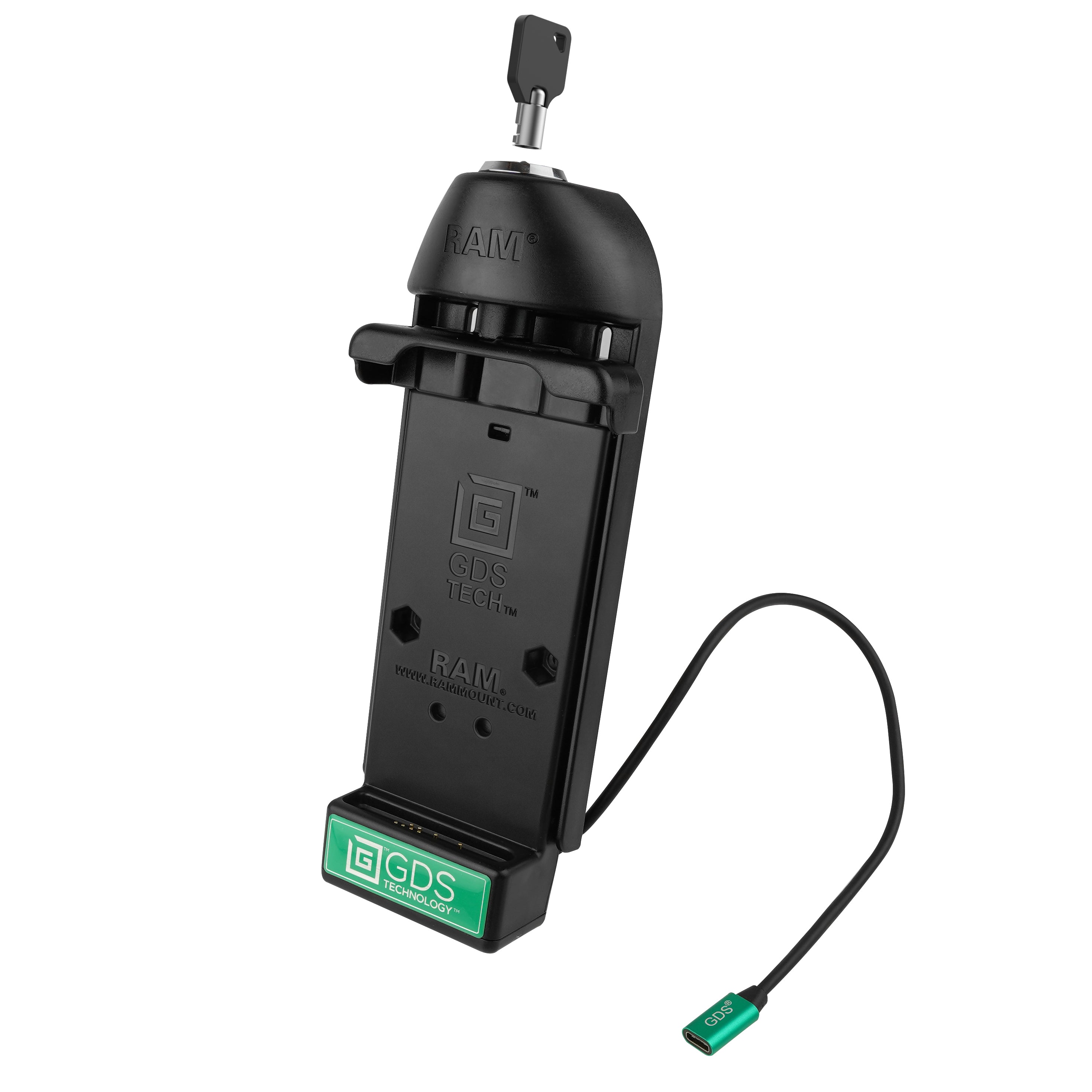 GDS® Locking Vehicle Phone Dock with USB Type-C 2.0 for IntelliSkin ...