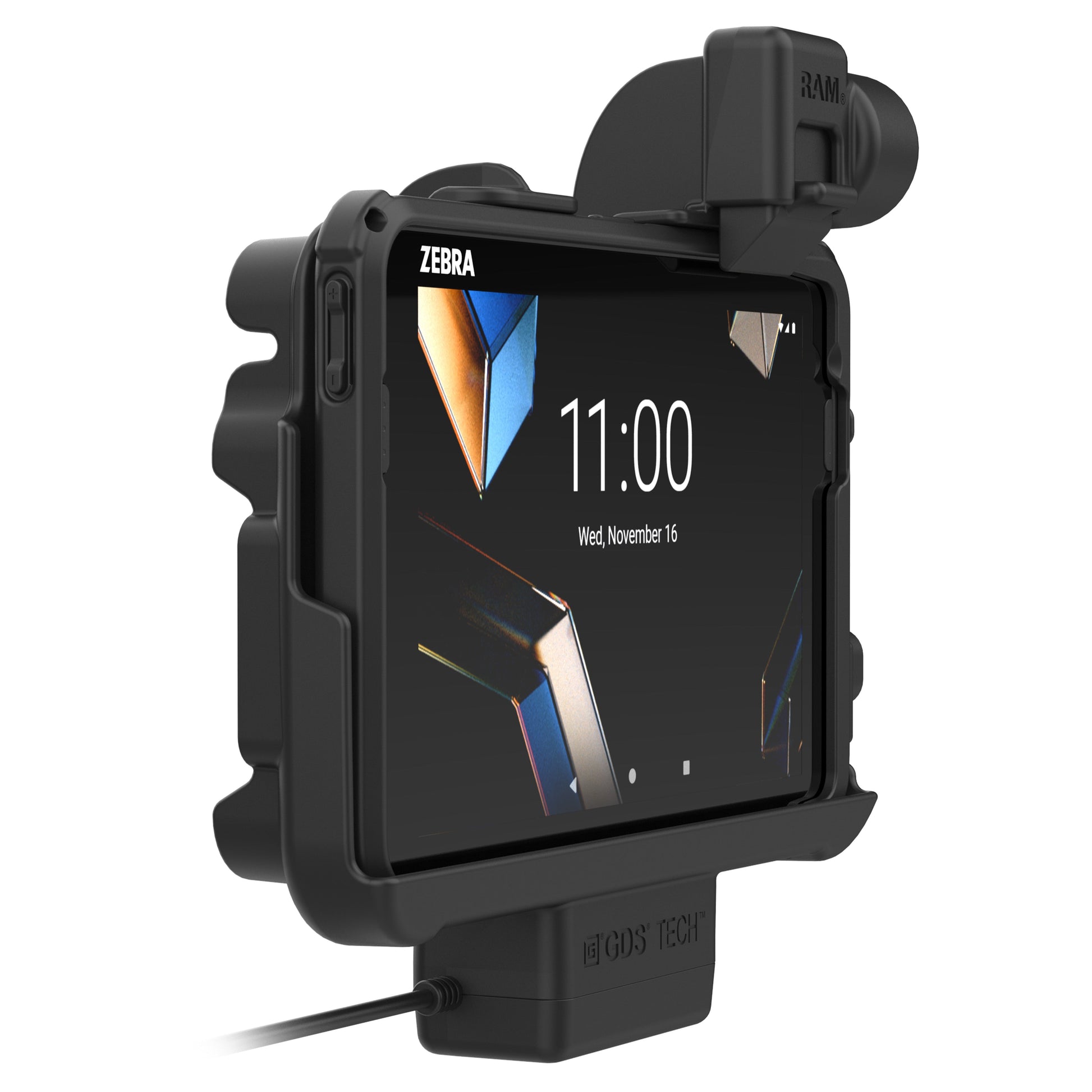 Locking GDS® Thin-Dock™ for Zebra ET401 & ET4x 8" with IntelliSkin® (RAM-GDS-DOCKL-ZE46PU)