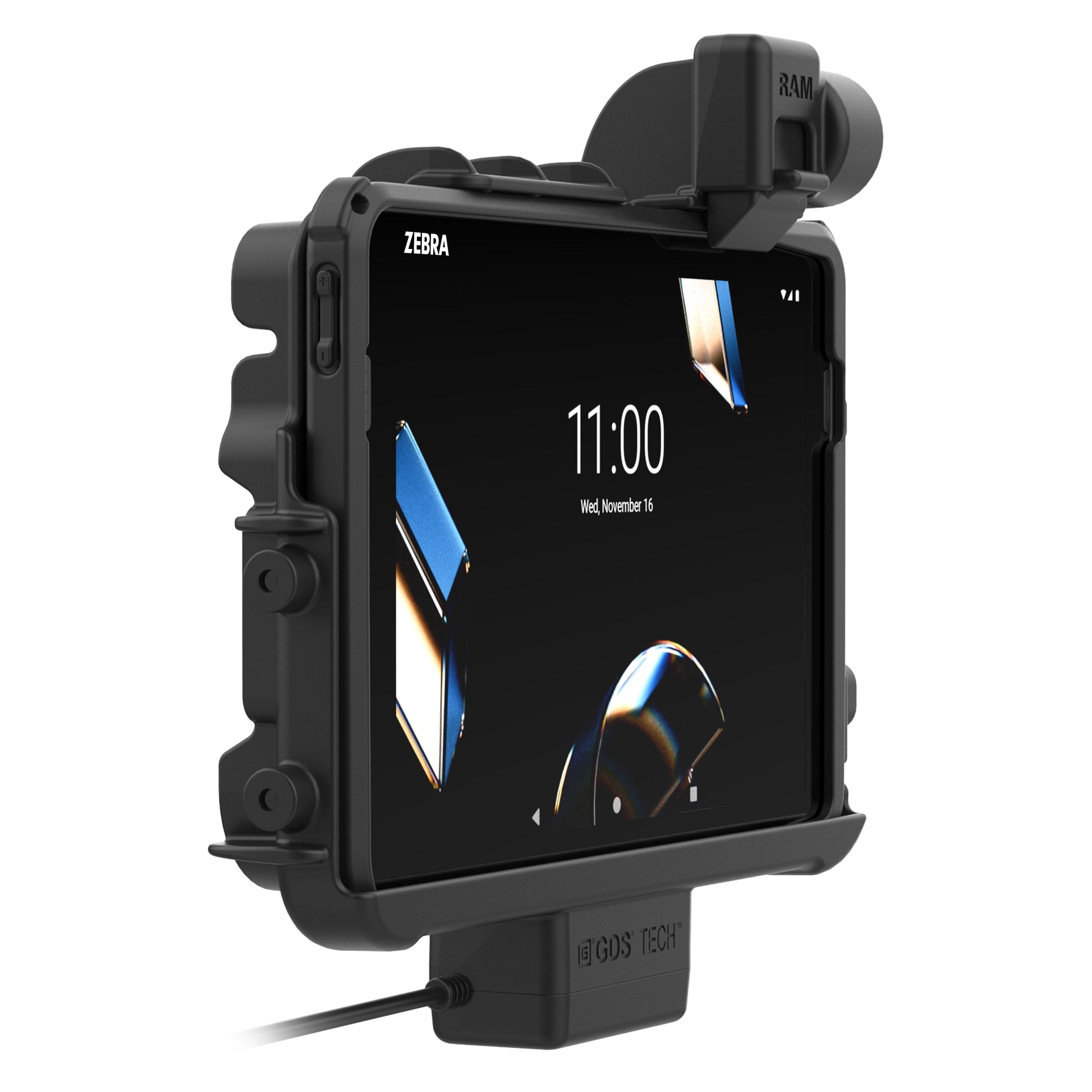 Locking GDS® Thin-Dock™ for Zebra ET401 & ET4x 10" with IntelliSkin® (RAM-GDS-DOCKL-ZE47PU)