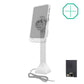 GDS® Uni-Conn™ Powered 14" Locking Pedestal Dock with PoE - Gray (RAM-GDS-DOCKLR-D11-14-U3E-GRY)