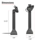 GDS® Uni-Conn™ Powered 14" Locking Pedestal Dock with PoE (RAM-GDS-DOCKLR-D11-14-U3E)