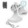 GDS® Uni-Conn™ Powered Locking Tilt & Swivel Dock with PoE + Data - Gray (RAM-GDS-DOCKLR-D14-U3E-2A-GRY)
