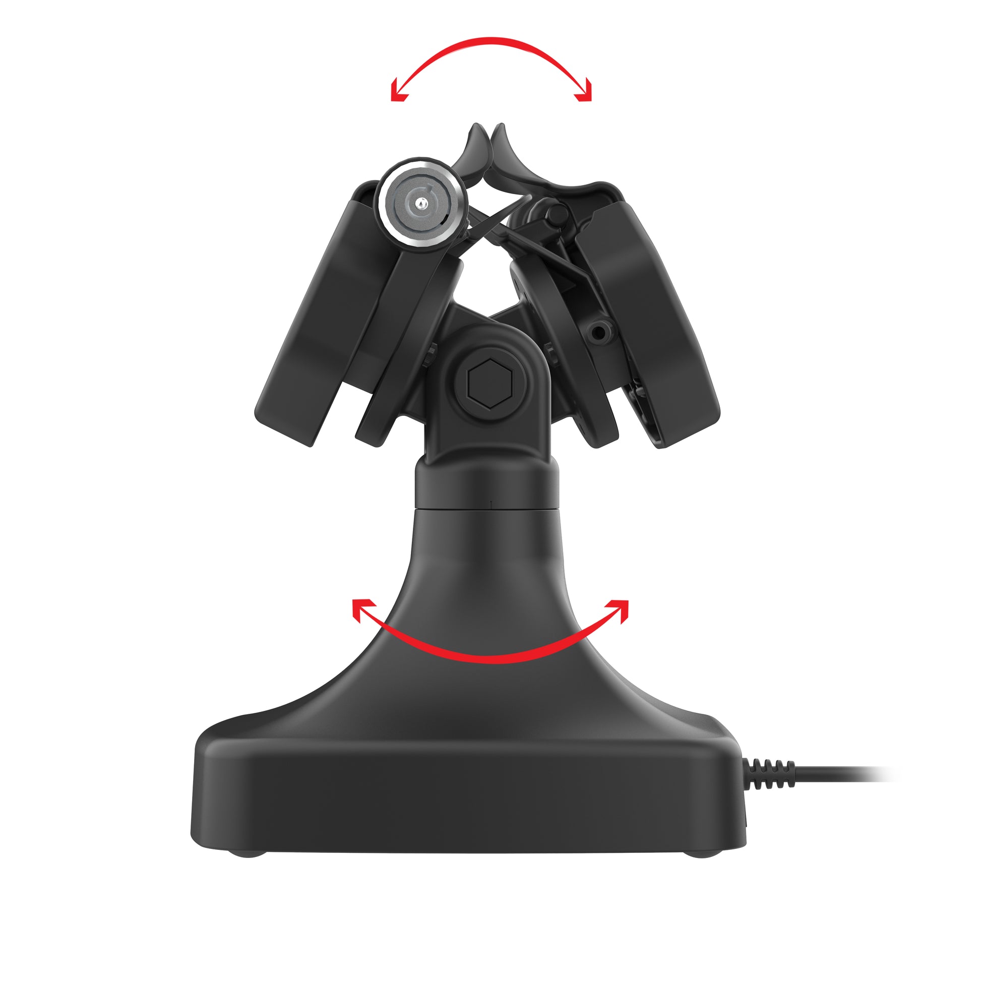 GDS® Uni-Conn™ Powered Locking Tilt & Swivel Dock with PoE + Data (RAM-GDS-DOCKLR-D14-U3E-2A)