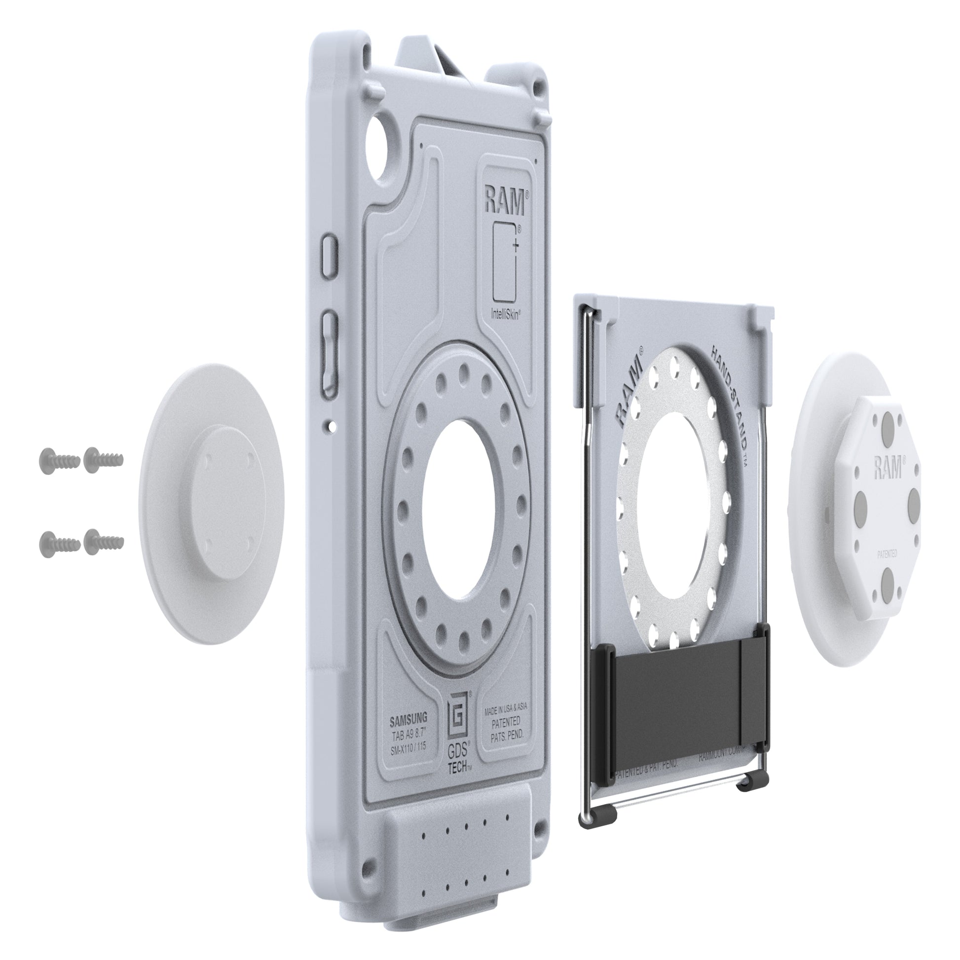 GDS® Hand-Stand™ for Uni-Conn™ - Gray (RAM-GDS-HSKU-GRY)