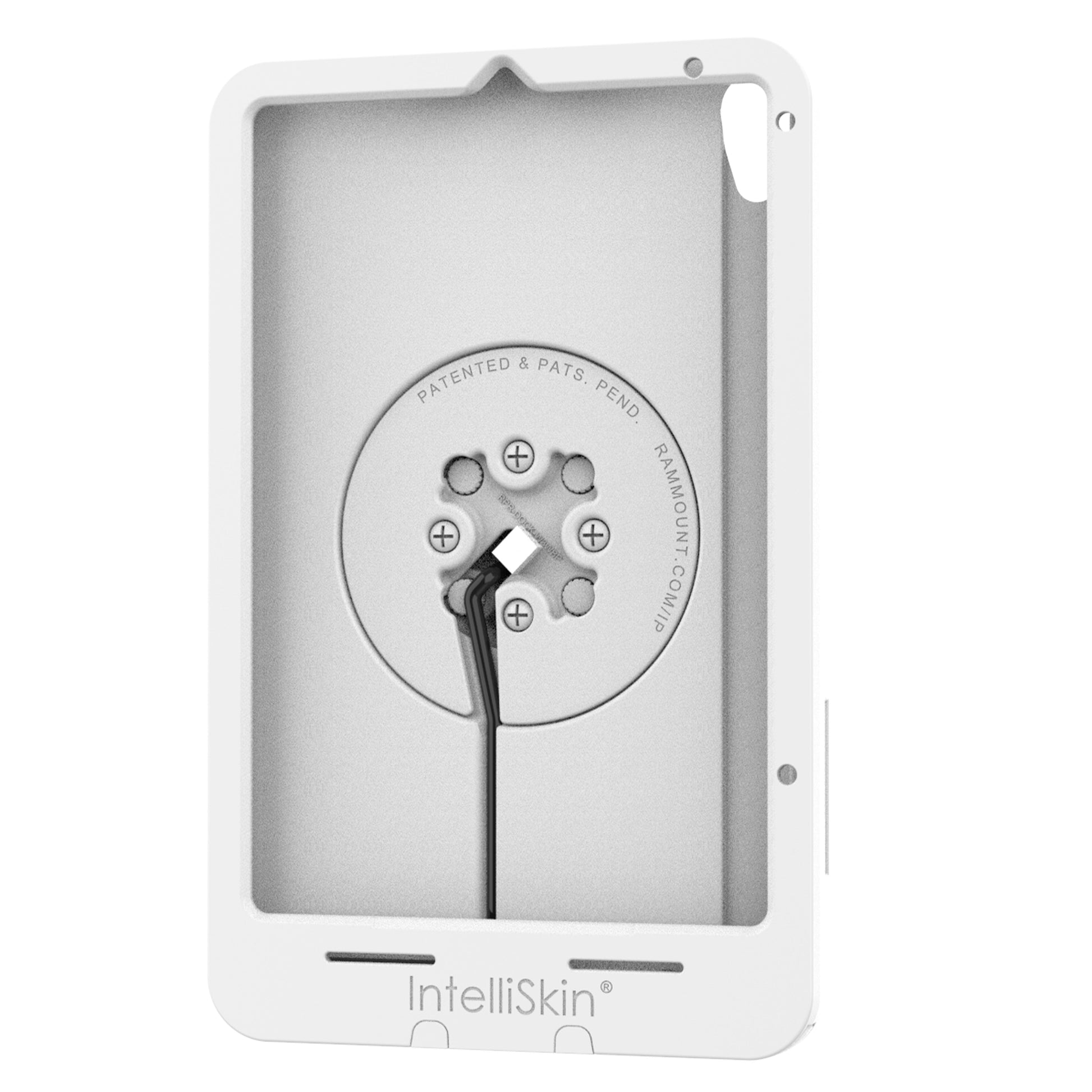 IntelliSkin® Thin-Case™ for iPad mini 6 & A17 Pro (Rear Pogo Pads) Gray (RAM-GDS-SKIN-AP36-TCB-GRY)