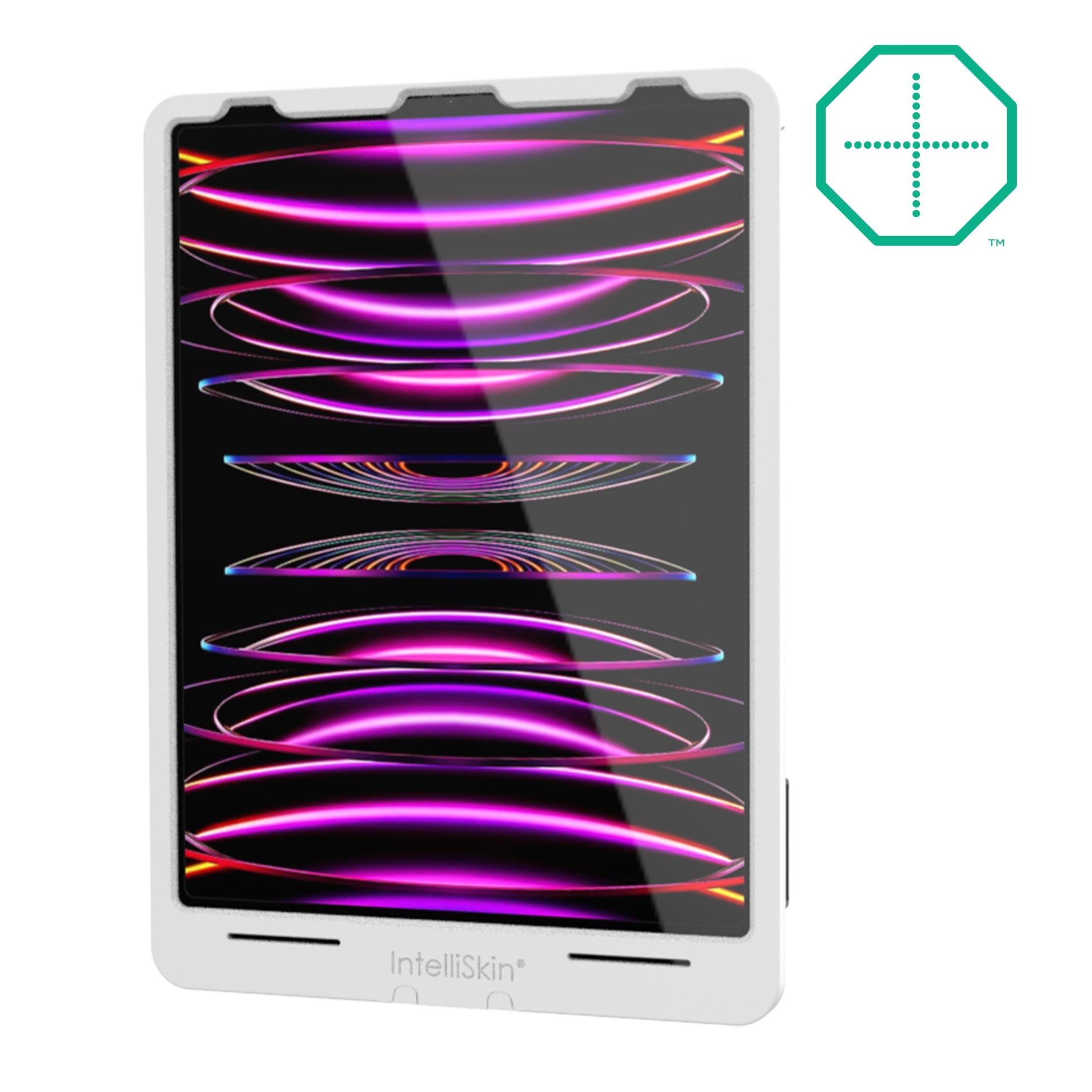 IntelliSkin® Thin-Case™ for iPad Pro 12.9 3-5 Gen (Rear Pogo Pads) Gray (RAM-GDS-SKIN-AP37-TCB-GRY)