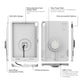 IntelliSkin® Thin-Case™ for iPad 10th & 11th Gen (Rear Pogo Pads) - Gray (RAM-GDS-SKIN-AP40-TCB-GRY)