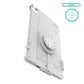 IntelliSkin® Thin-Case™ iPad Air 11 M2, M3, M4 D Shape & Rear Pads Gray (RAM-GDS-SKIN-AP45-M2-TCDB-GRY)