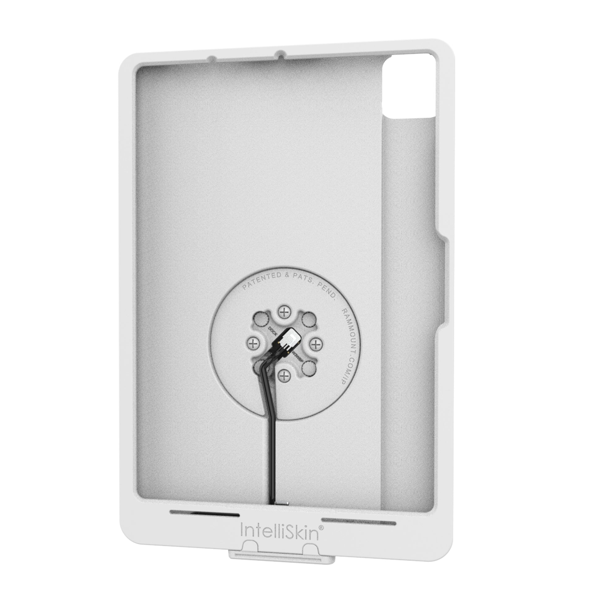 IntelliSkin® Thin-Case™ iPad Air 11 M2, M3, M4 D Shape & Rear Pads Gray (RAM-GDS-SKIN-AP45-M2-TCDB-GRY)