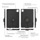 IntelliSkin® Thin-Case™ for iPad Air 11 M2 & M3 D Shape & Rear Pogo Pads (RAM-GDS-SKIN-AP45-M2-TCDB)