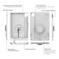 IntelliSkin® Thin-Case™ for iPad Pro 11 (M4 & M5) (Rear Pogo Pads) Gray (RAM-GDS-SKIN-AP45-M4-TCB-GRY)