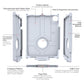 IntelliSkin® Next Gen for iPad Pro 13, Air 13 & Pro 12.9 - Gray (RAM-GDS-SKIN-AP47-NG-GRY)