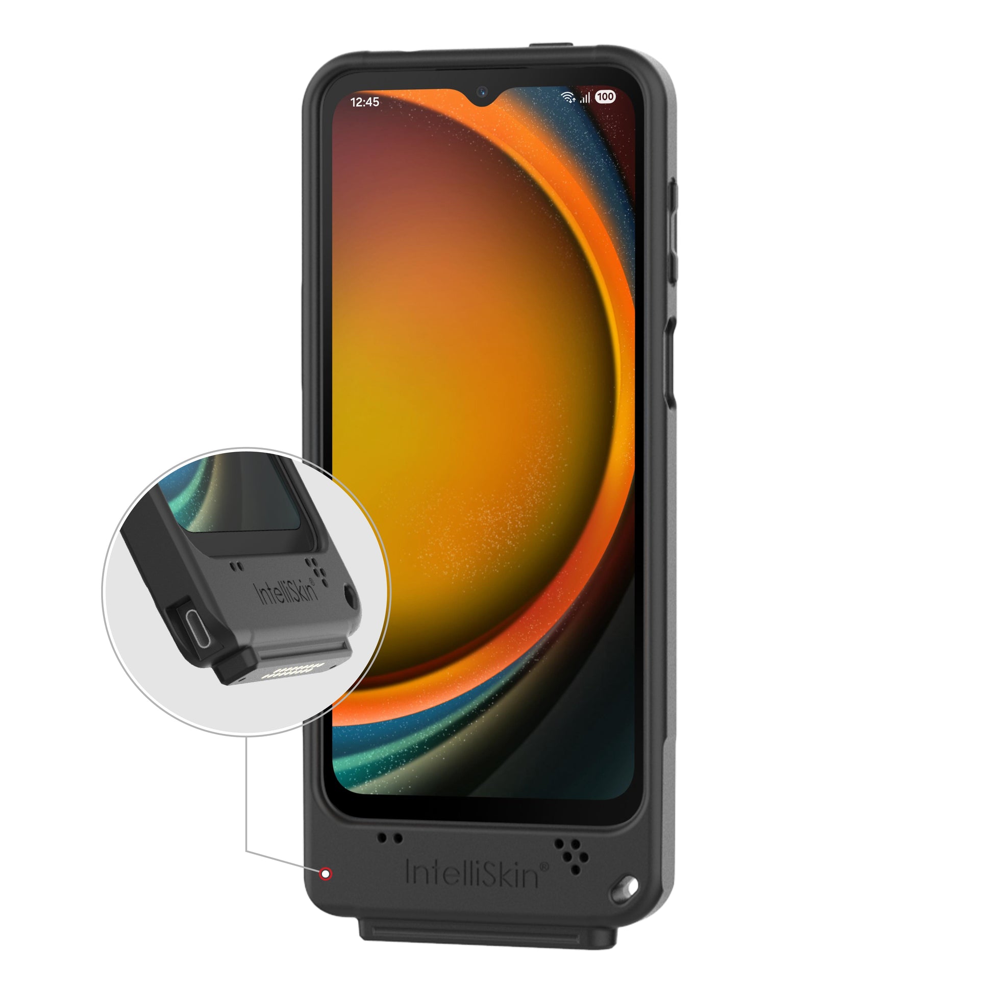 IntelliSkin® for Samsung XCover7 Pro & 6 Pro with External USB-C Port (RAM-GDS-SKIN-SAM84-C)