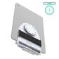 GDS® Tab-Conn™ for Tablets Without Case (D Shape & Rear Pads) - Gray (RAM-GDS-TABC-B1DB-GRY)