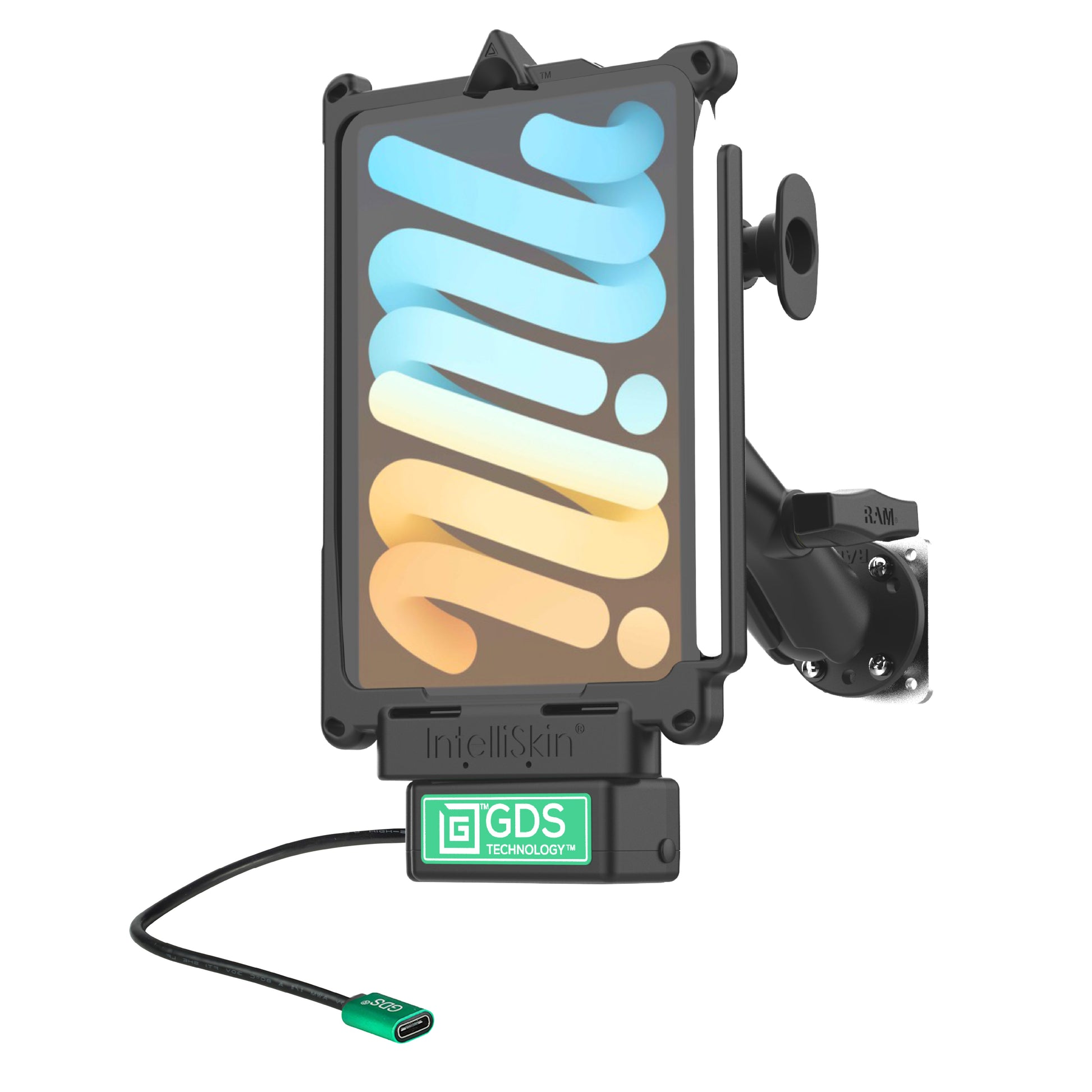 GDS® Uni-Conn™ Vehicle Bundle for Apple iPad mini (A17 Pro) & mini 6 (RAM-GDS-U4-AP36-KIT1)