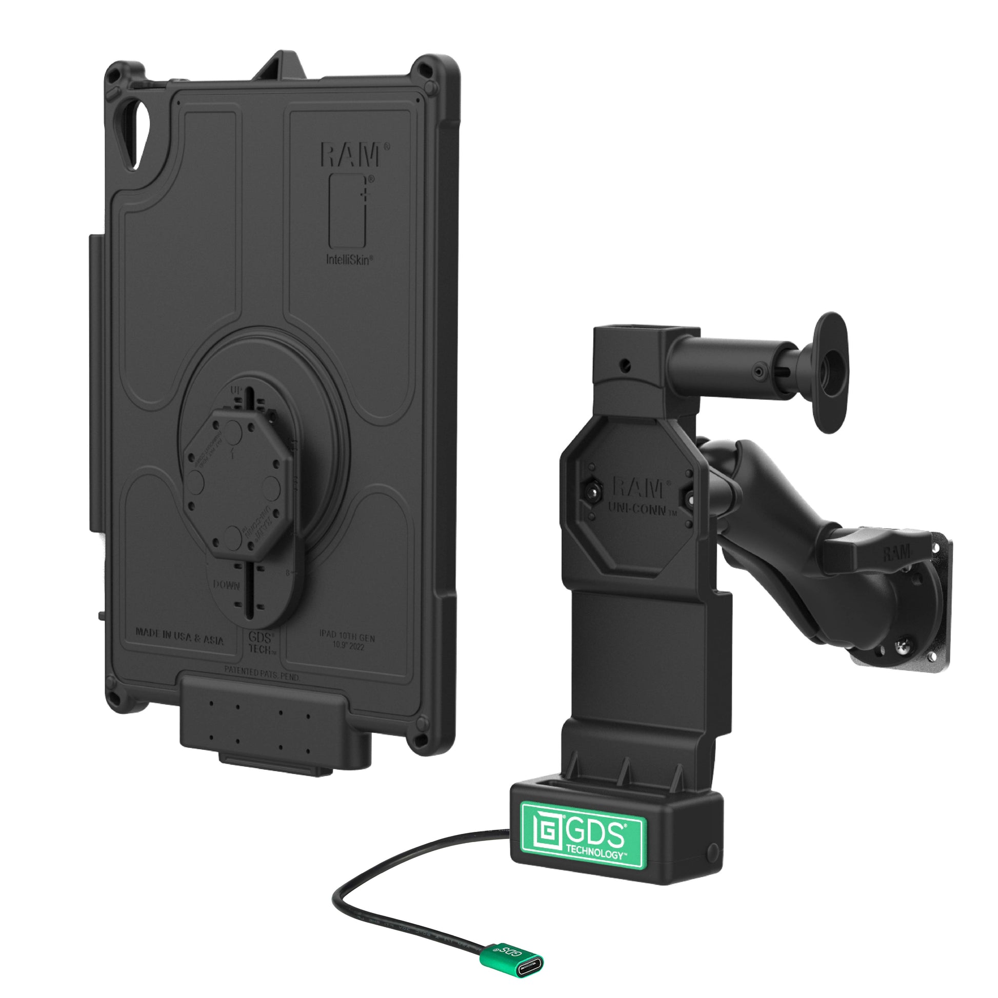 GDS® Uni-Conn™ Vehicle Bundle for Apple iPad 10th & 11th Gen (RAM-GDS-U4-AP40-KIT1)