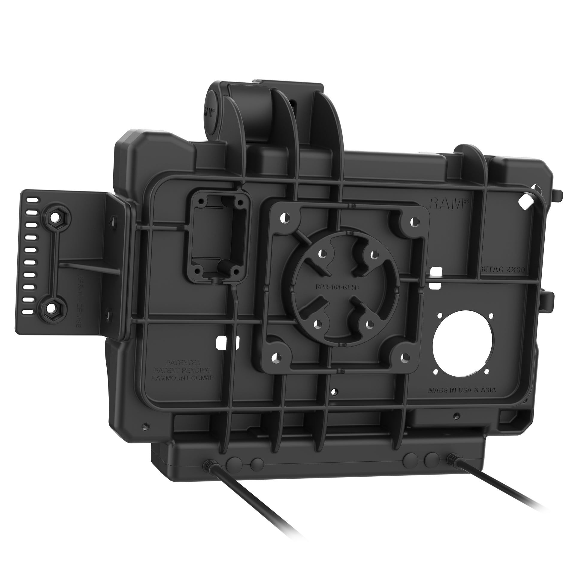 RAM® Power + Dual USB Data Dock for Getac ZX80 (RAM-HOL-GE5PD2U)