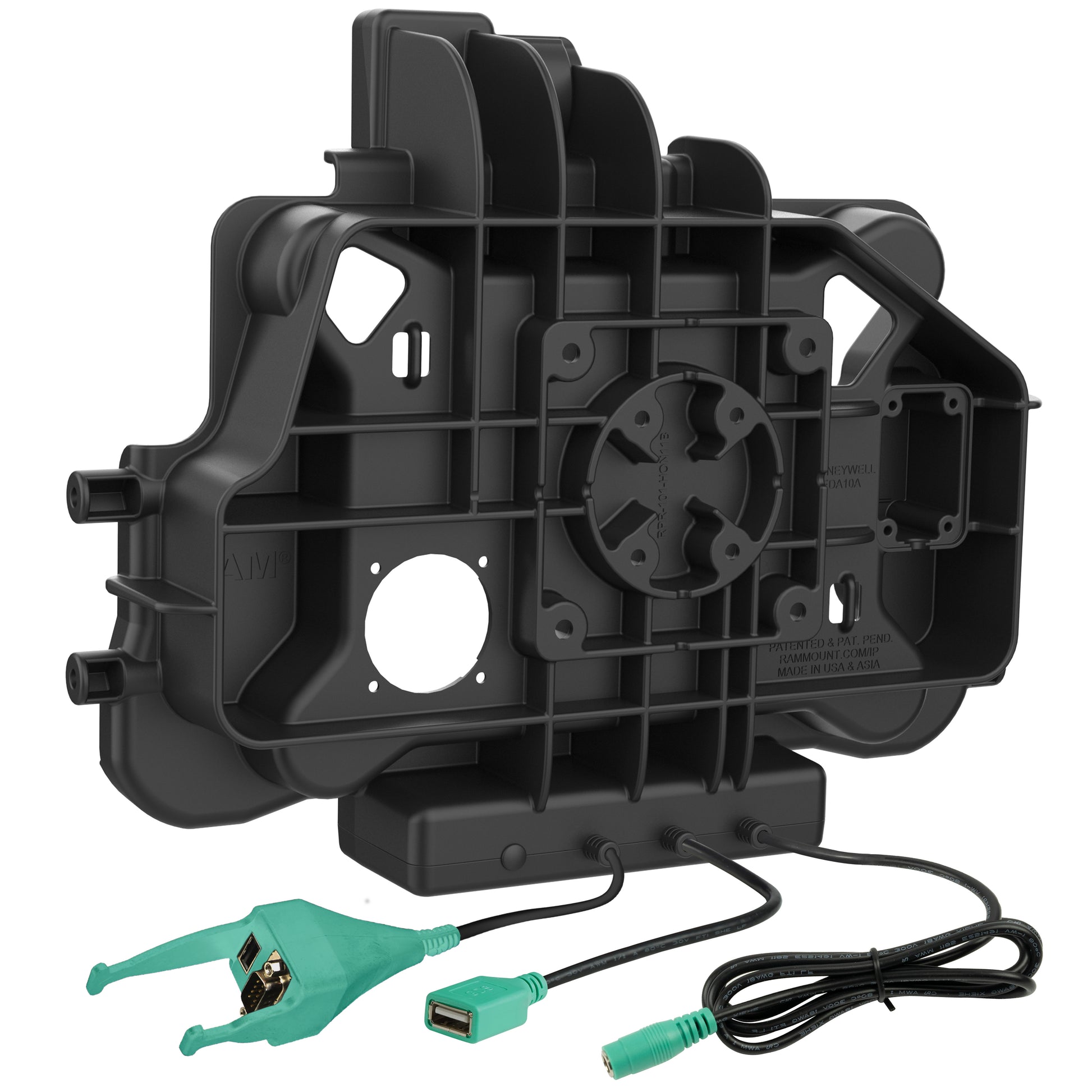 RAM® Locking Power + Data & DB9 Dock for Honeywell ScanPal EDA10A (RAM-HOL-HON11PD2-DB9KLU)