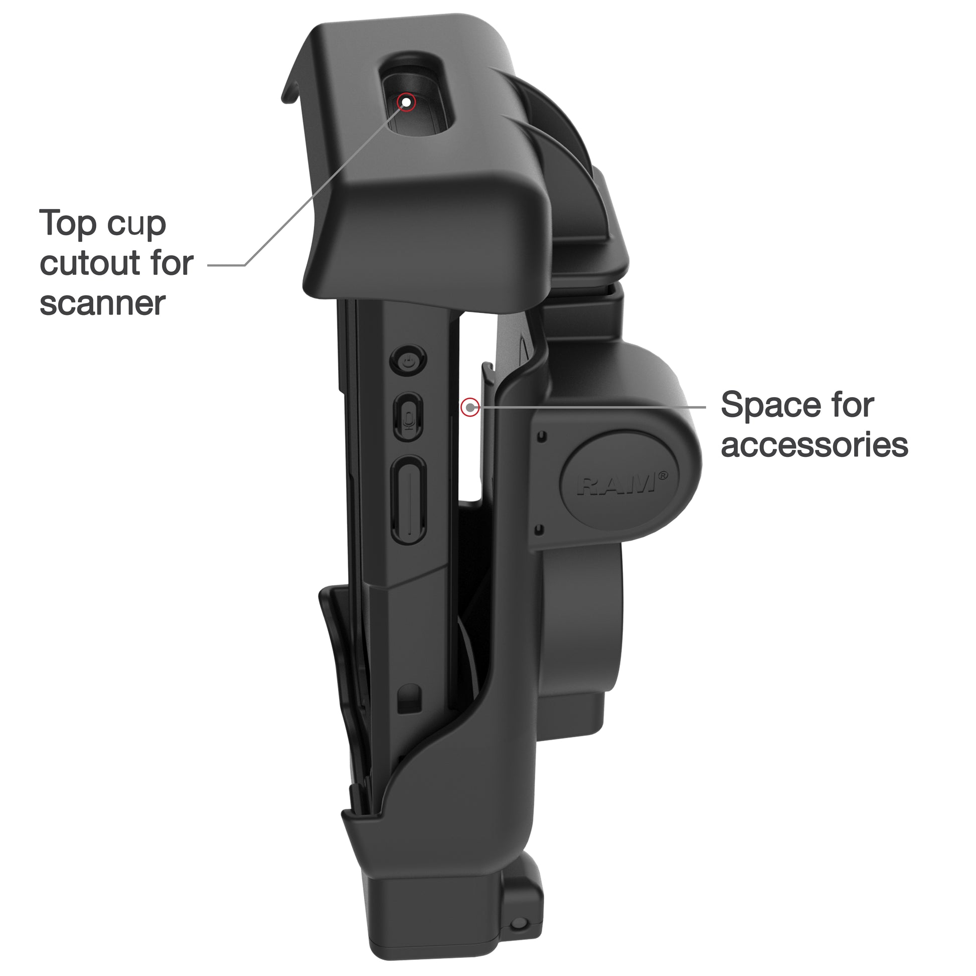 RAM® Powered Dock for Honeywell CT40/45/47 (RAM-HOL-HON12PU)