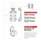 RAM® Quick-Grip™ XL Phone Mount with Rotating Low-Profile Tough-Claw™ (RAM-HOL-PD4-400-1RU)