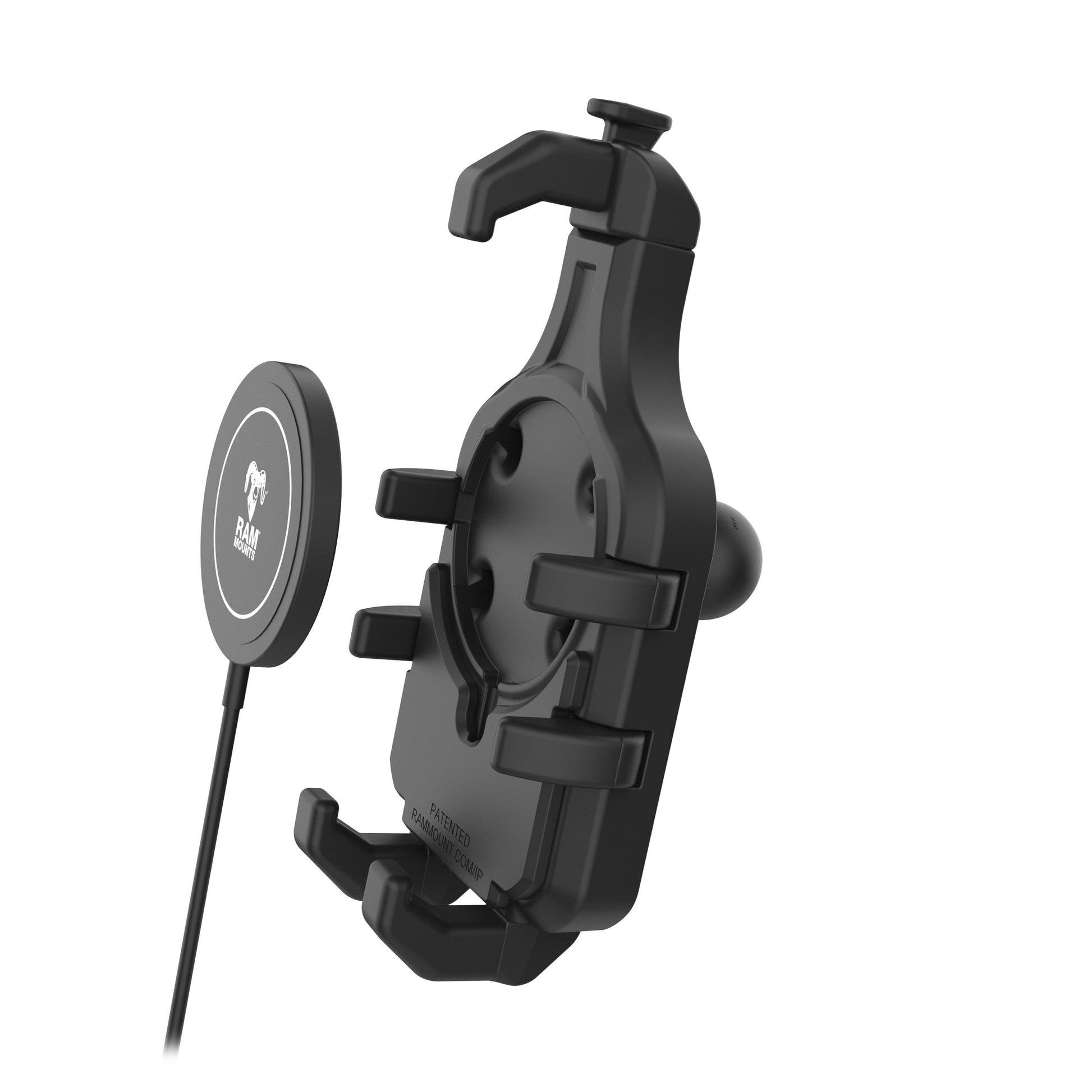 RAM® Quick-Grip™ Pro with Ball & Qi2 15W Wireless Charger (RAM-HOL-PD5B-W2MU)