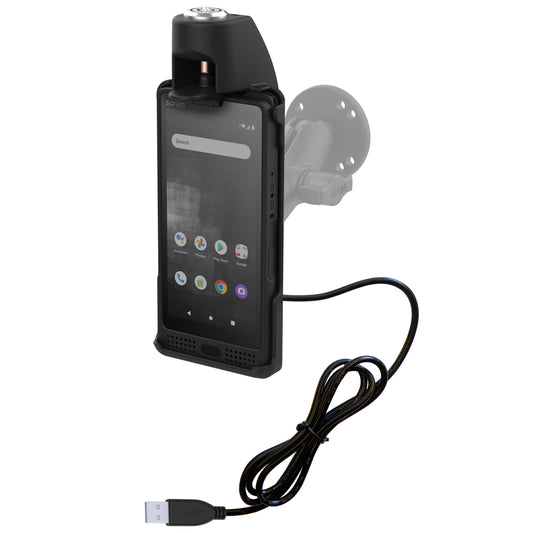 RAM® EZ-Roll'r™ Powered Locking Dock for Sonim XP10 (RAM-HOL-SNM4PLU)