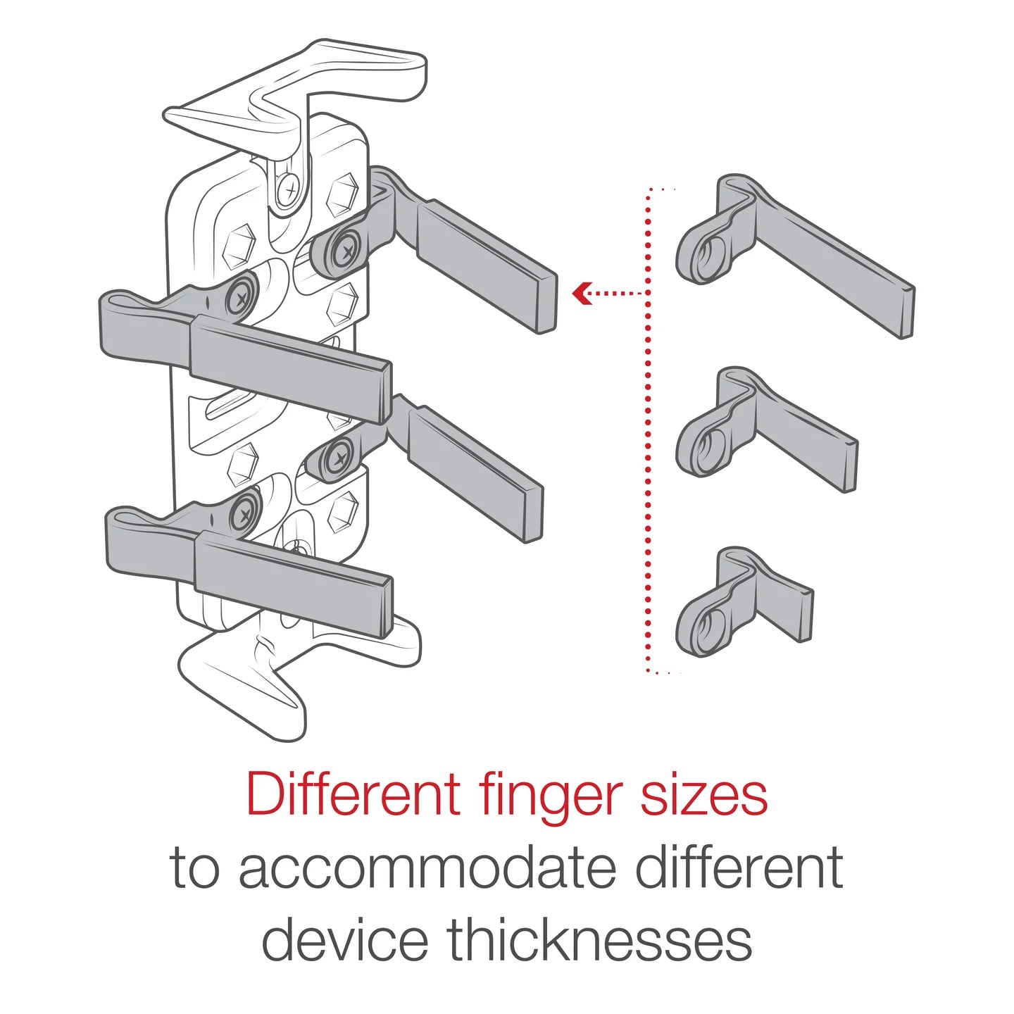 RAM Finger Grip Phone/Radio Universal Cradle (RAM-HOL-UN4U)