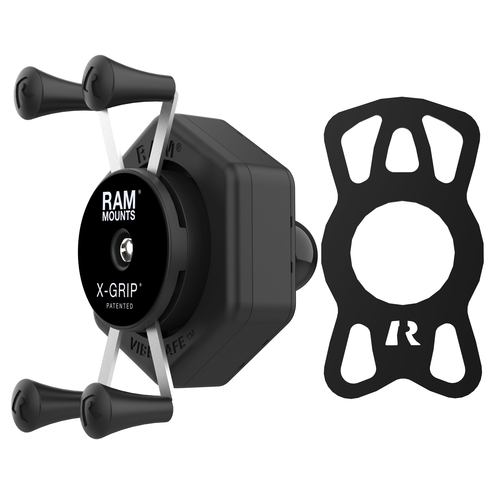 RAM® X-Grip® Phone Holder with Ball & Vibe-Safe™ Adapter (RAM-HOL-UN7B-462)
