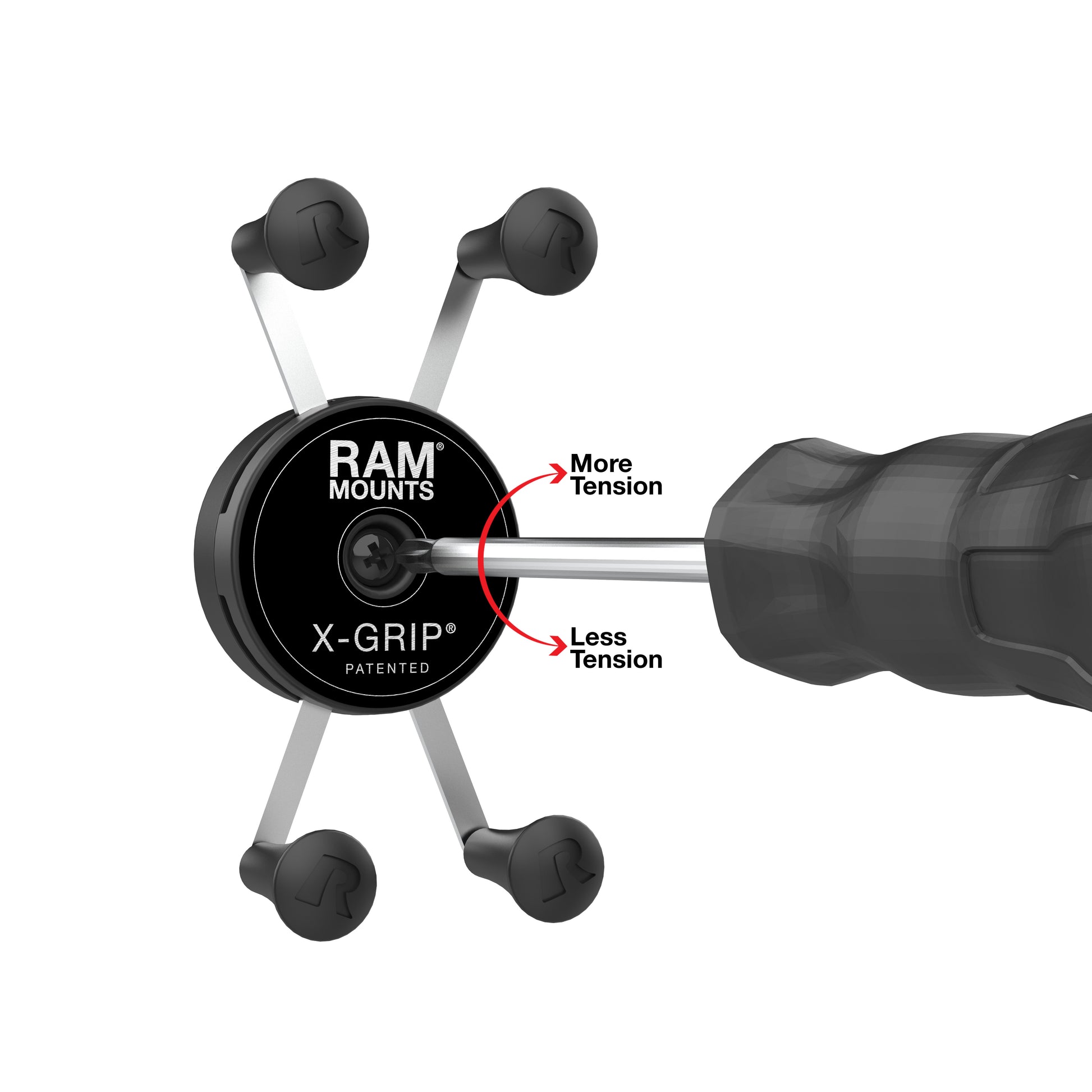 RAM® Rotating X-Grip® Phone Holder with Ball - B Size (RAM-HOL-UN7BRU)