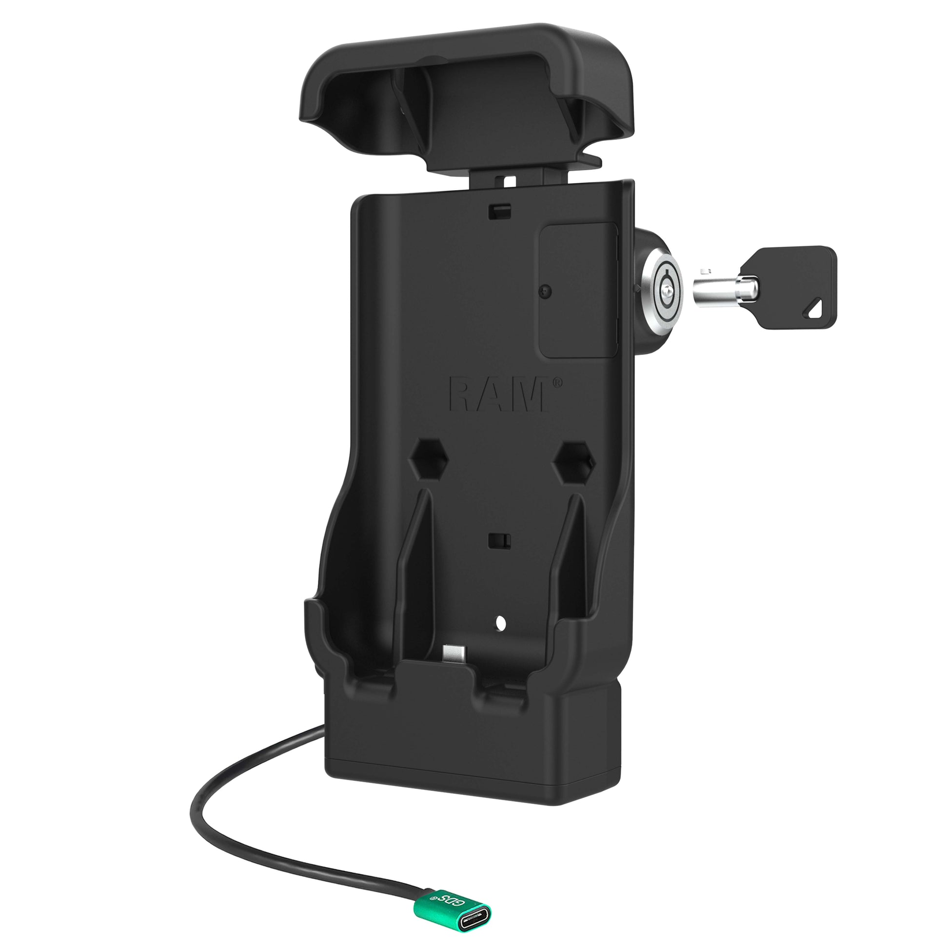 RAM® Locking Vehicle Dock for XCover7 Pro & 6 Pro with Case / RAM® Skin™ (RAM-HOL-V15-SAM84CPLU)