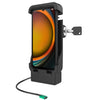 RAM® Powered Locking Vehicle Dock for XCover7 Pro & 6 Pro Without Case (RAM-HOL-V15-SAM84PLU)