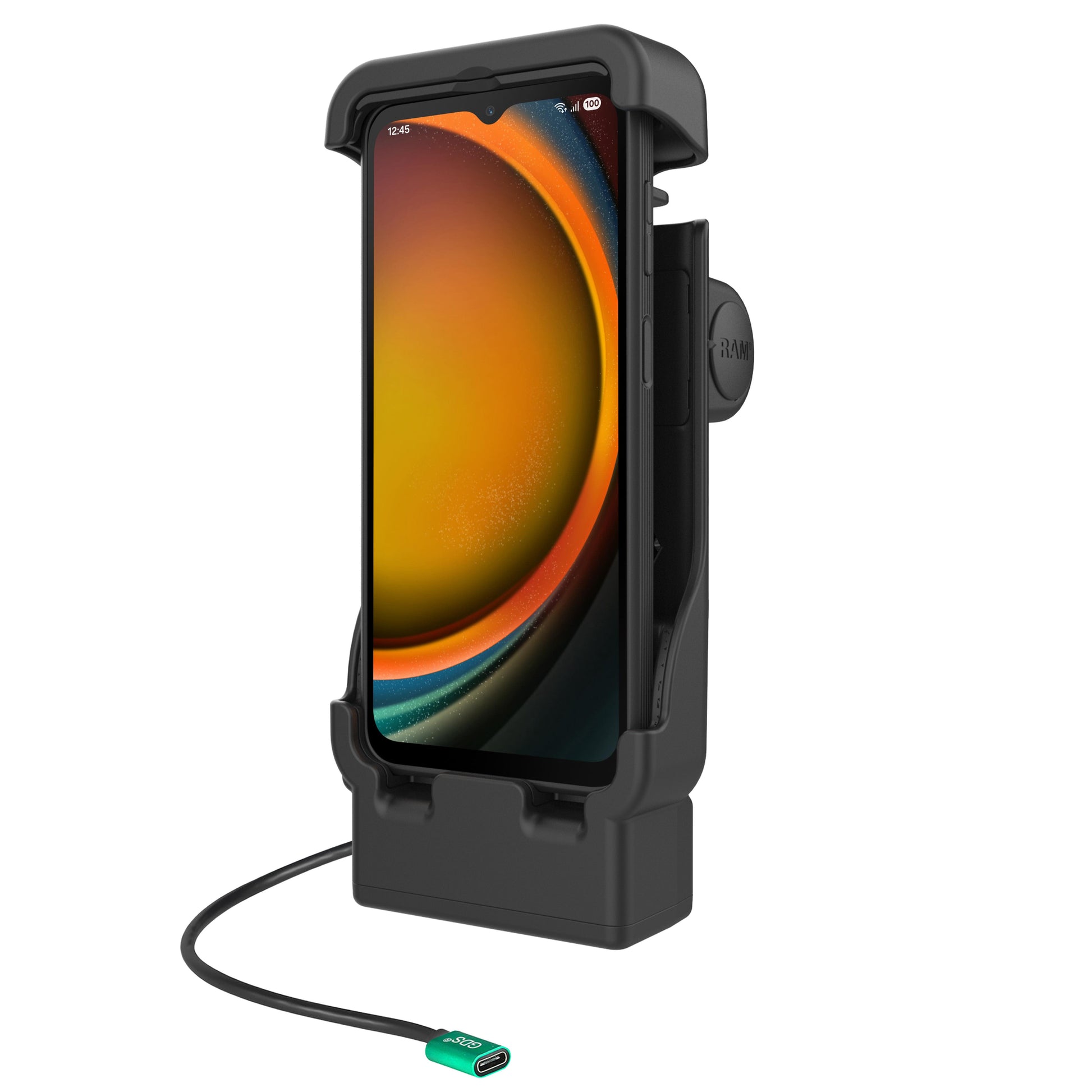 RAM® Powered Vehicle Dock for XCover7 Pro & 6 Pro Without Case (RAM-HOL-V15-SAM84PU)