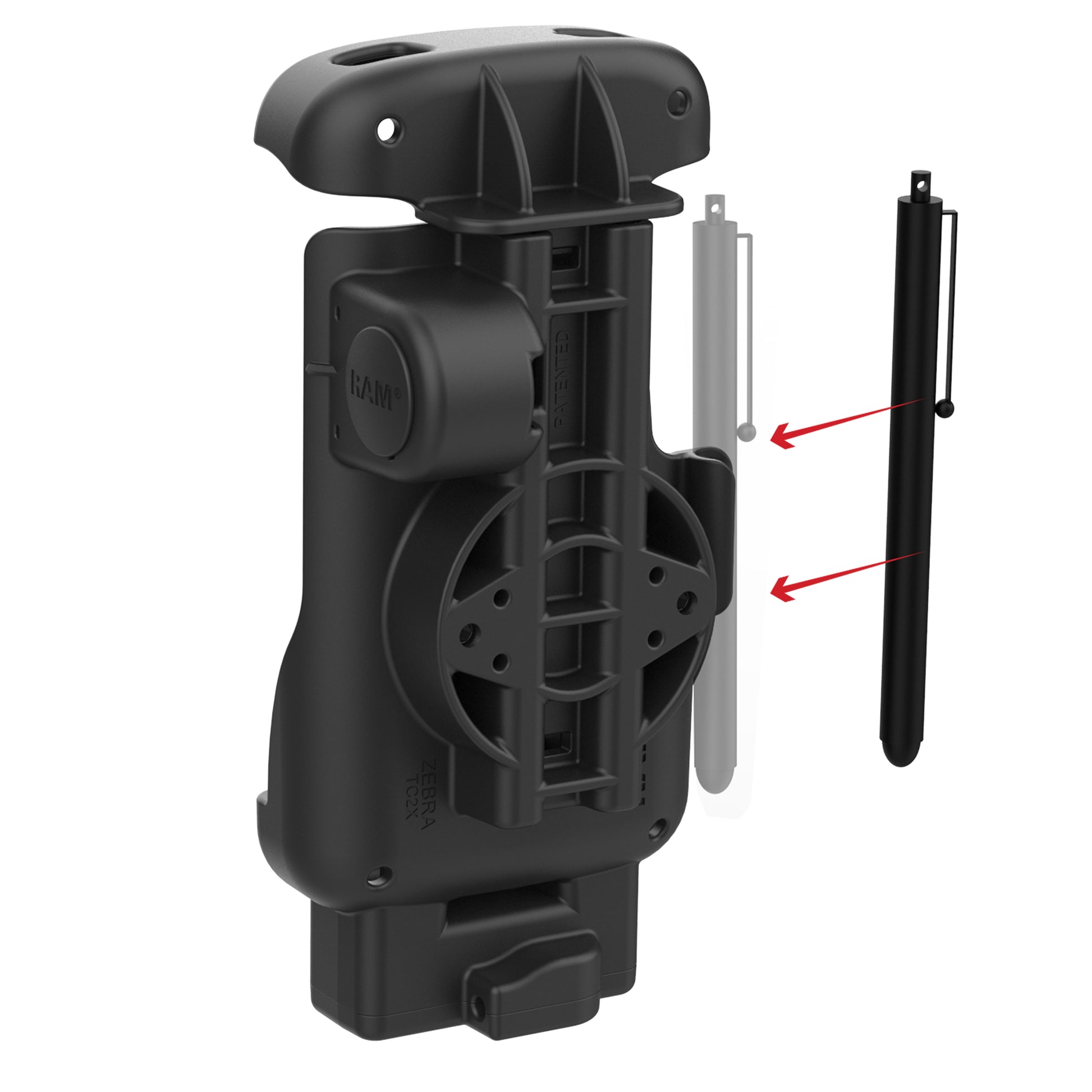 RAM® Form-Fit Holder for Zebra TC22 & TC27 without Boot (RAM-HOL-ZE24-1U)