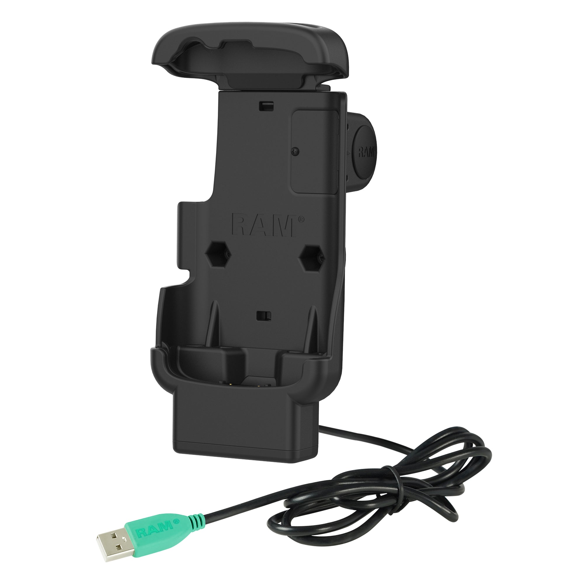 RAM® Form-Fit Powered Dock for Zebra TC22 & TC27 without Boot (RAM-HOL-ZE24P-1U)