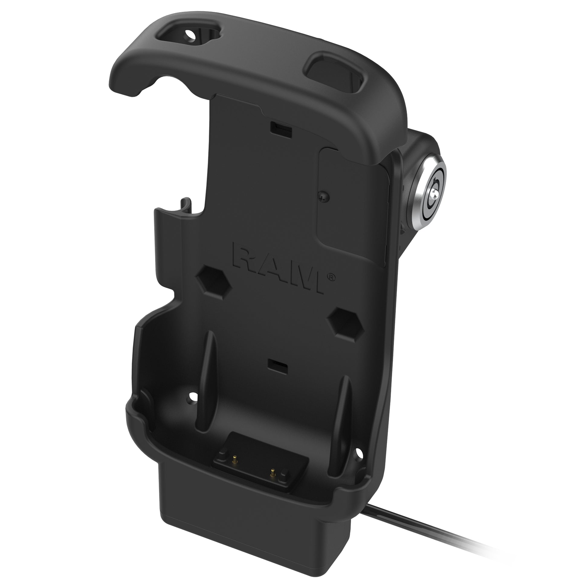 RAM® Locking Form-Fit Powered Dock for Zebra TC22 & TC27 with Boot (RAM-HOL-ZE24PLU)