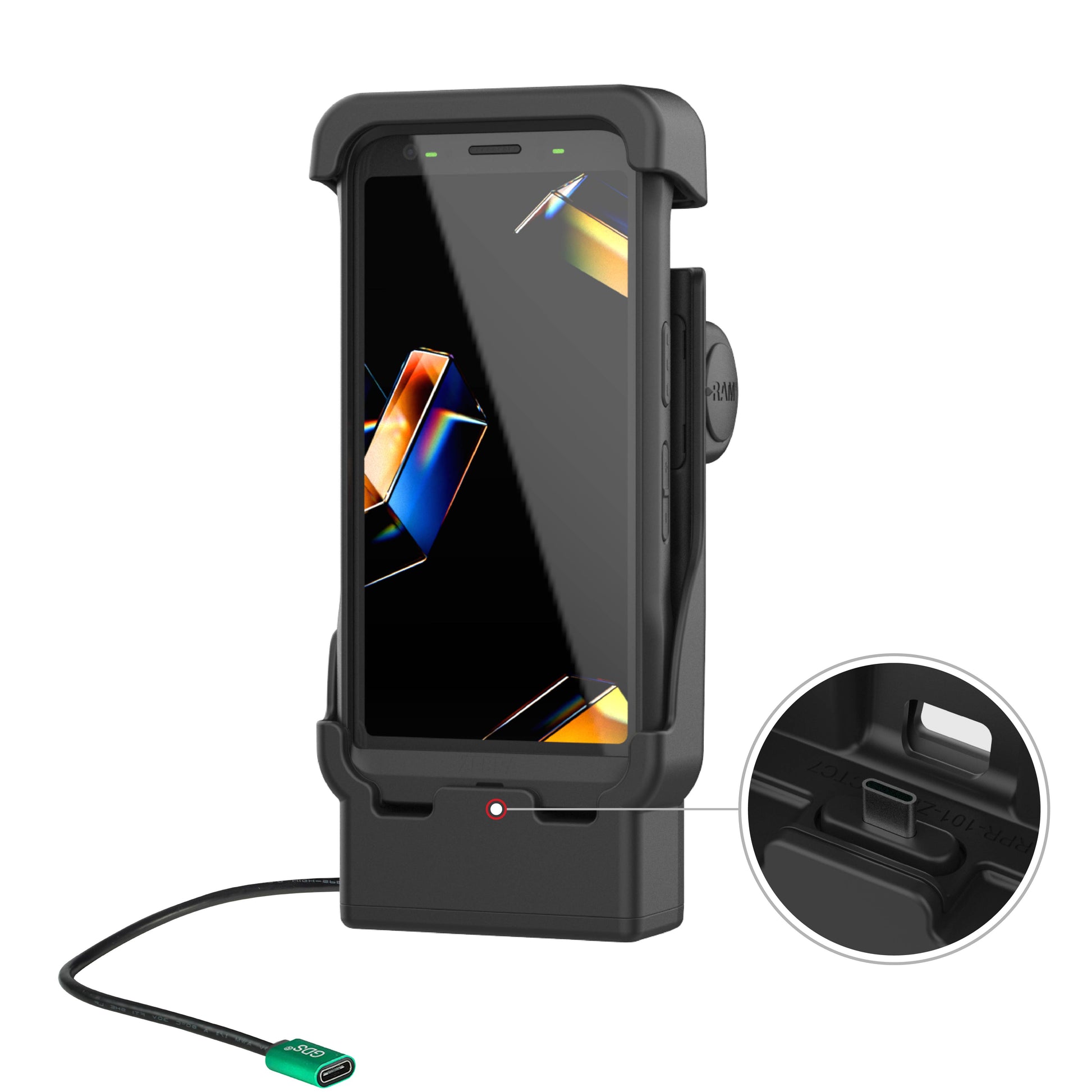 RAM® Powered Dock with USB-C for Zebra TC501 (RAM-HOL-ZE41C-2U)