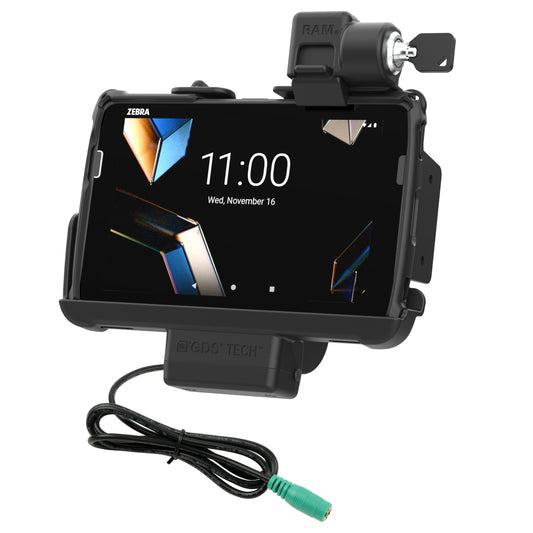 Locking RAM® Tough-Dock™ for Zebra ET401 8" (RAM-HOL-ZE44PLU)