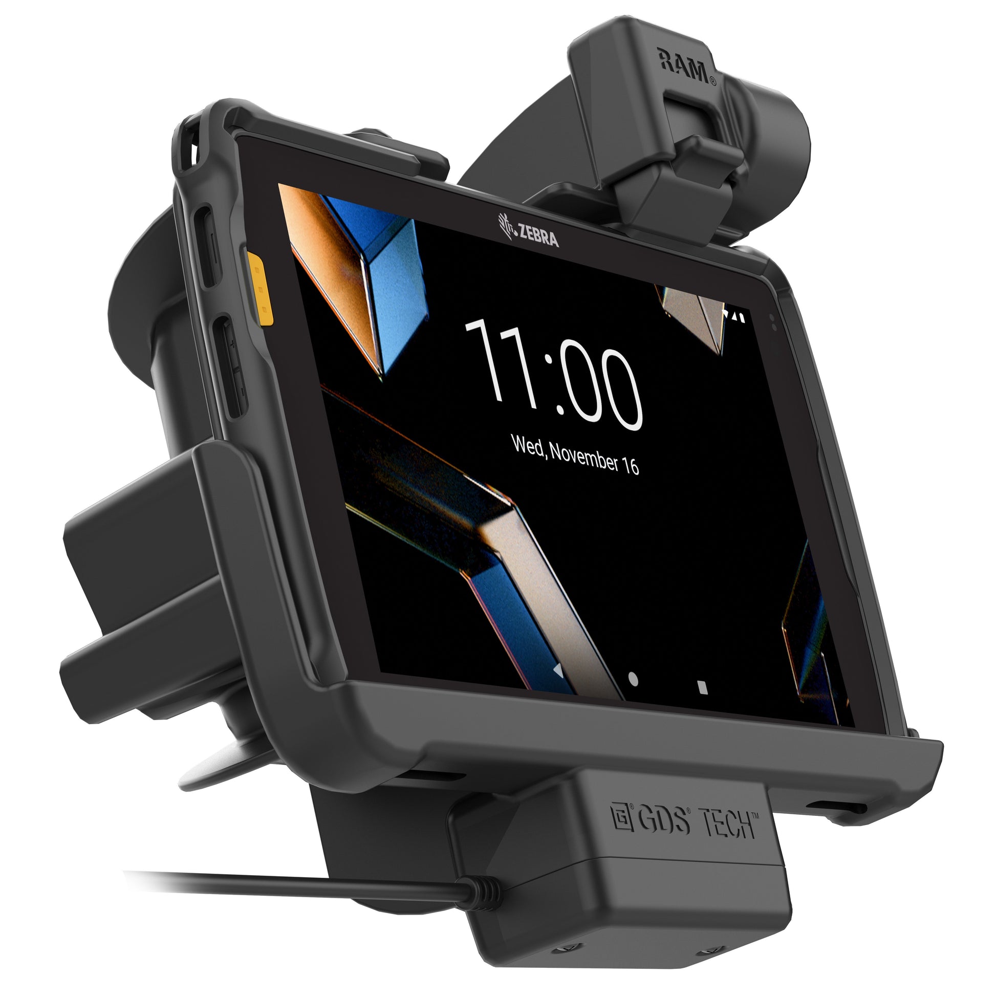 Locking RAM® Tough-Dock™ for Zebra ET401 8" (RAM-HOL-ZE44PLU)