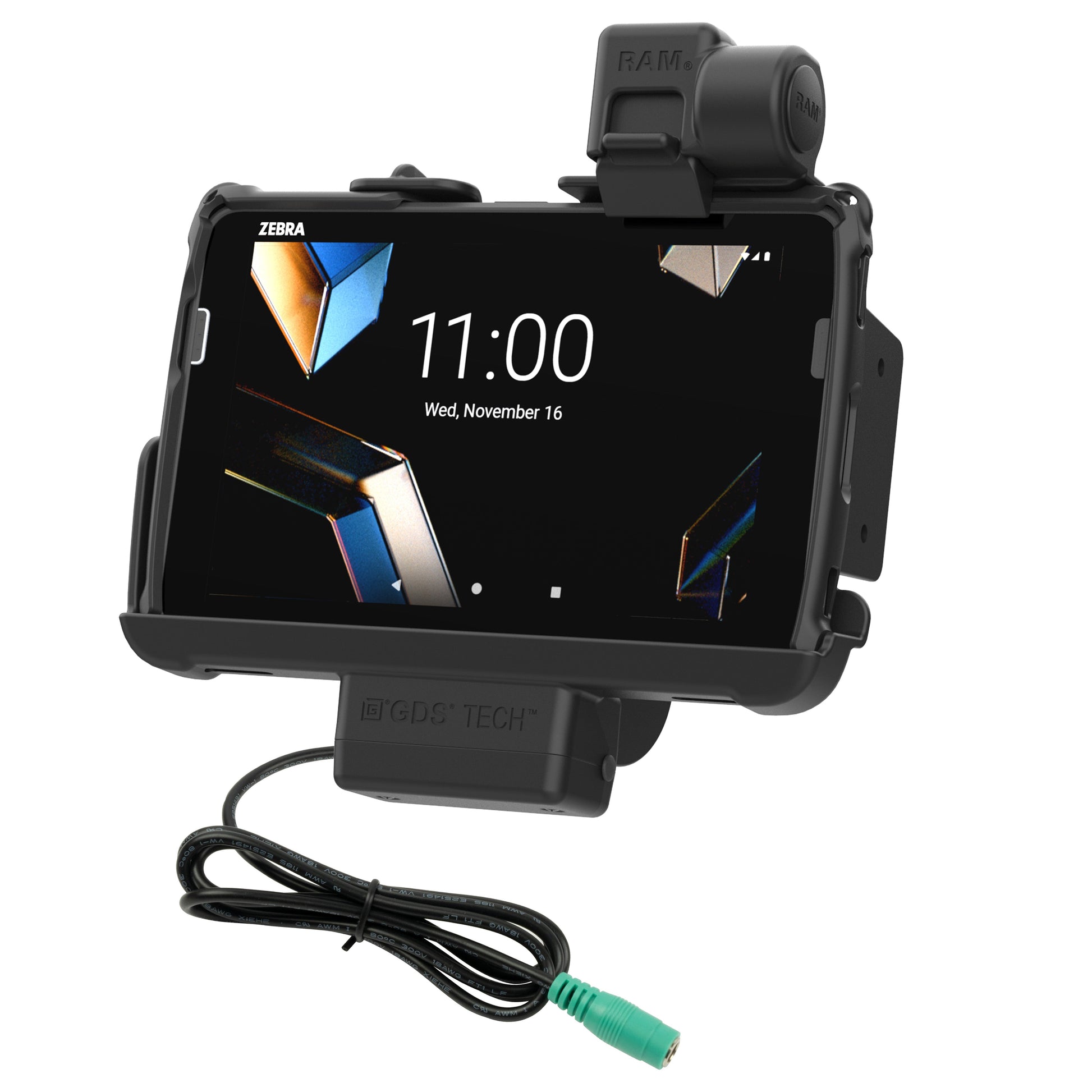 RAM® Tough-Dock™ with Latch for Zebra ET401 8" (RAM-HOL-ZE44PU)