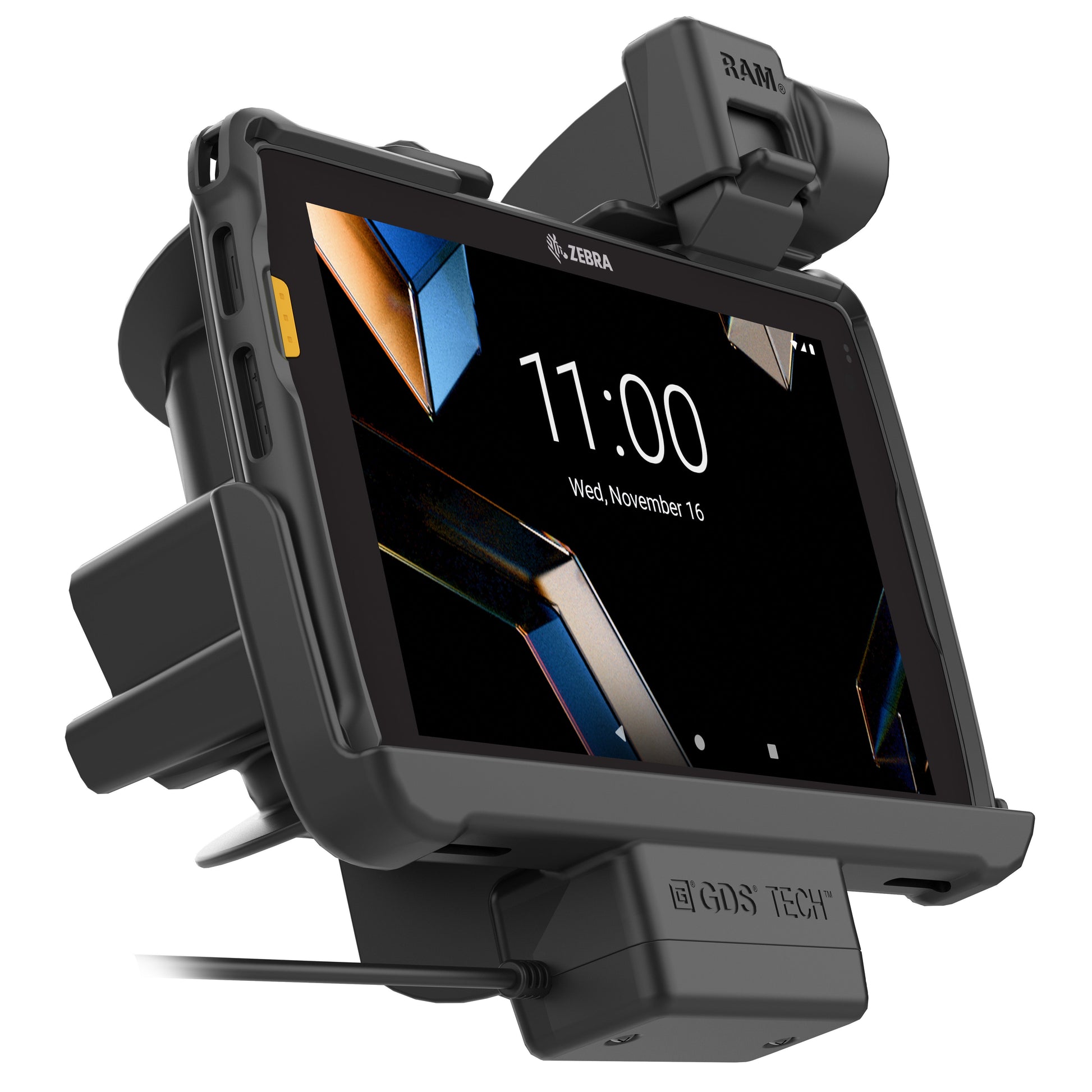 RAM® Tough-Dock™ with Latch for Zebra ET401 8" (RAM-HOL-ZE44PU)