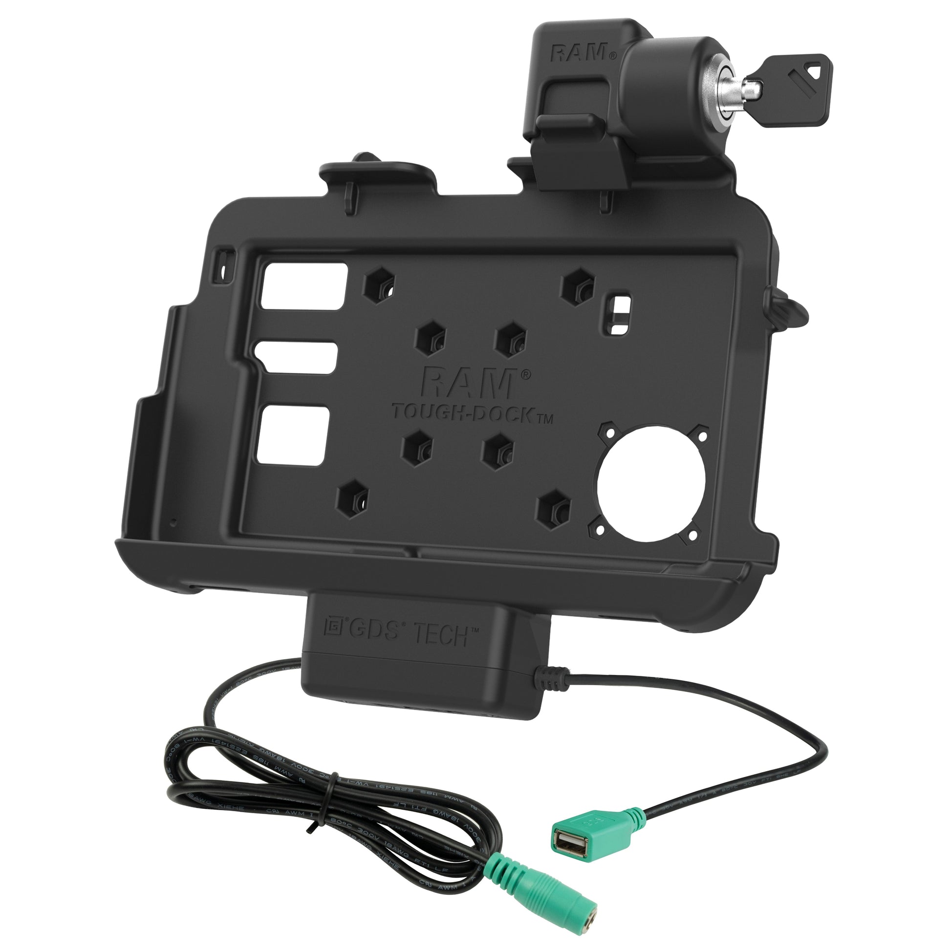 Locking RAM® Thin-Dock + Data for Zebra ET401 8" (RAM-HOL-ZE46PDLU)