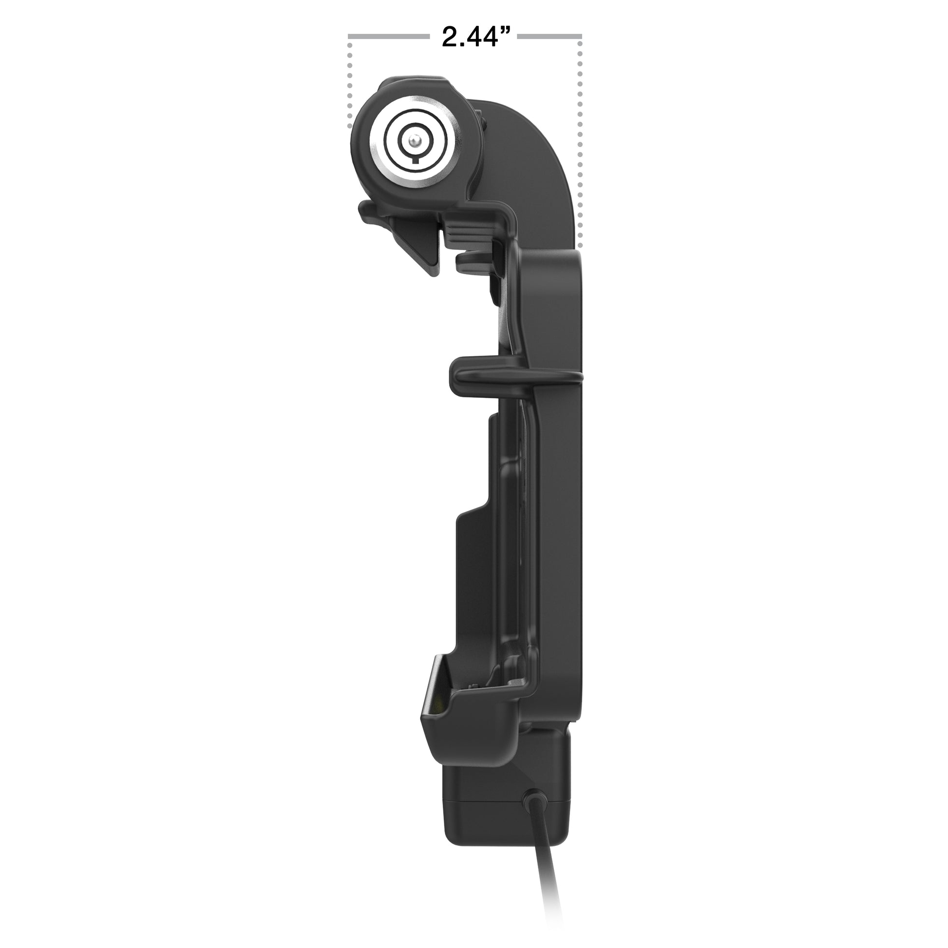 Locking RAM® Thin-Dock + Data for Zebra ET401 8" (RAM-HOL-ZE46PDLU)