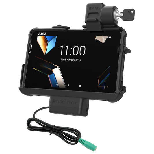 Locking RAM® Thin-Dock™ for Zebra ET401 & ET4x 8" (RAM-HOL-ZE46PLU)