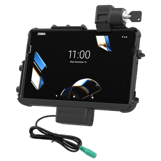 Locking RAM® Thin-Dock™ for Zebra ET401 & ET4x 10" (RAM-HOL-ZE47PLU)
