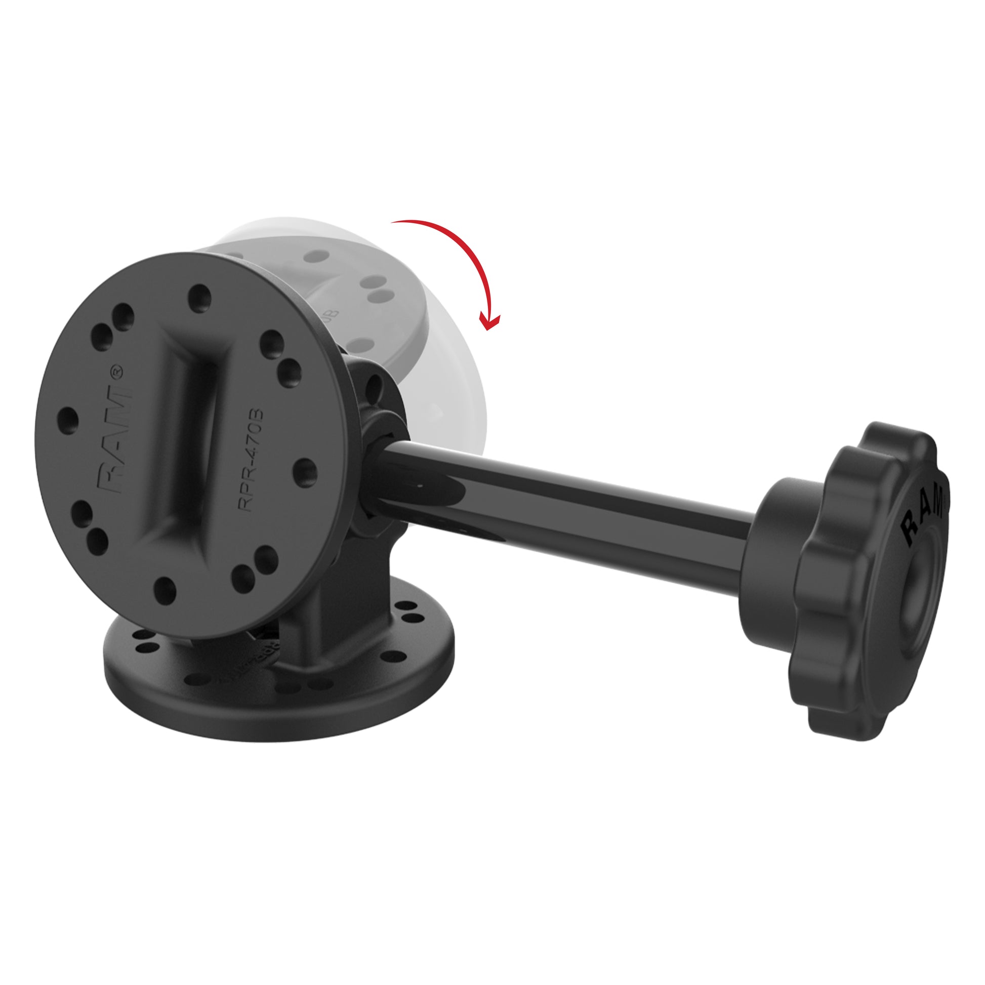 RAM® Single Pivot Mount with Knob (RAP-101-PV4U)
