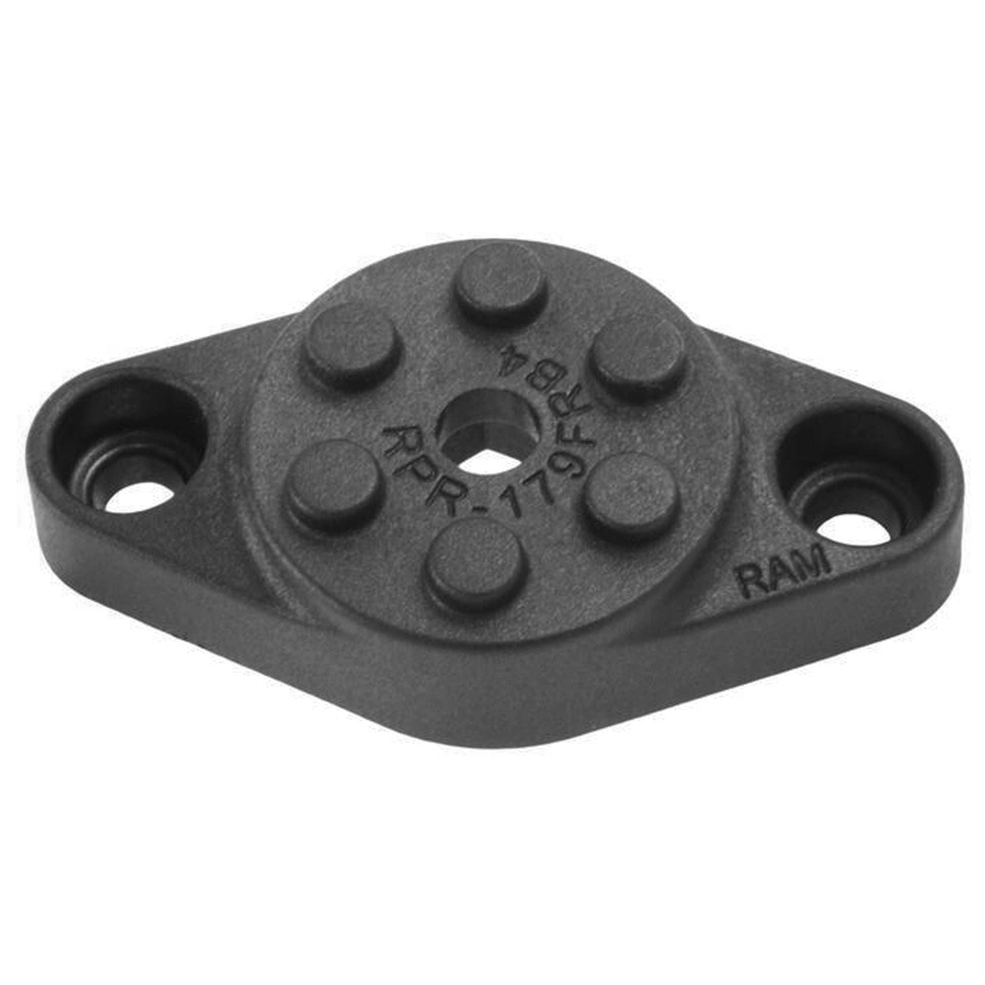 RAM® Pin-Lock™ 2-Hole AMPS Diamond Plate Adapter (RAP-238PLU)
