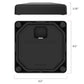 RAM® Weighted Platform Base with 4-Hole Pattern for GDS® Pedestal Docks (RAP-251-2U)