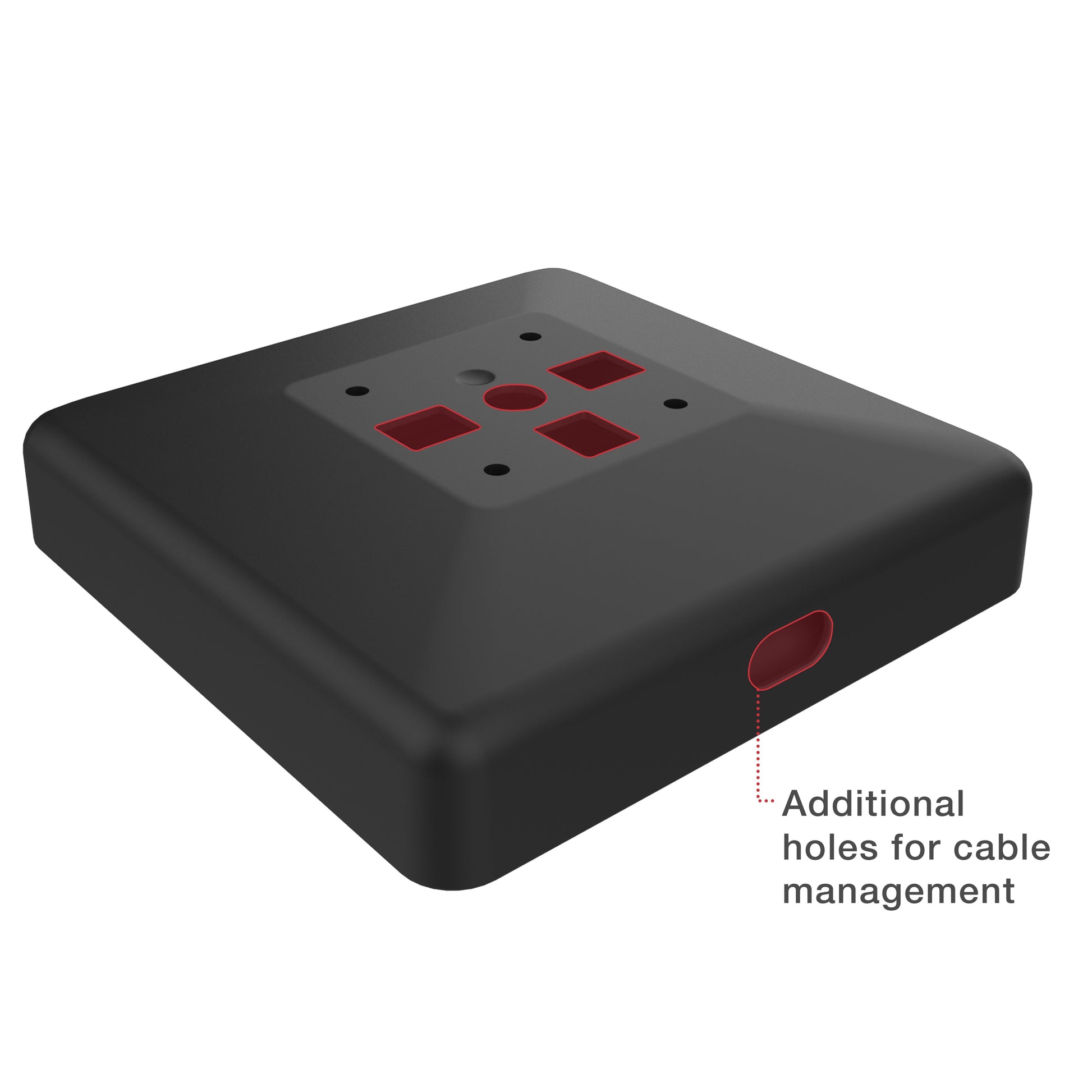 RAM® Weighted Platform Base with 4-Hole Pattern for GDS® Pedestal Docks (RAP-251-2U)