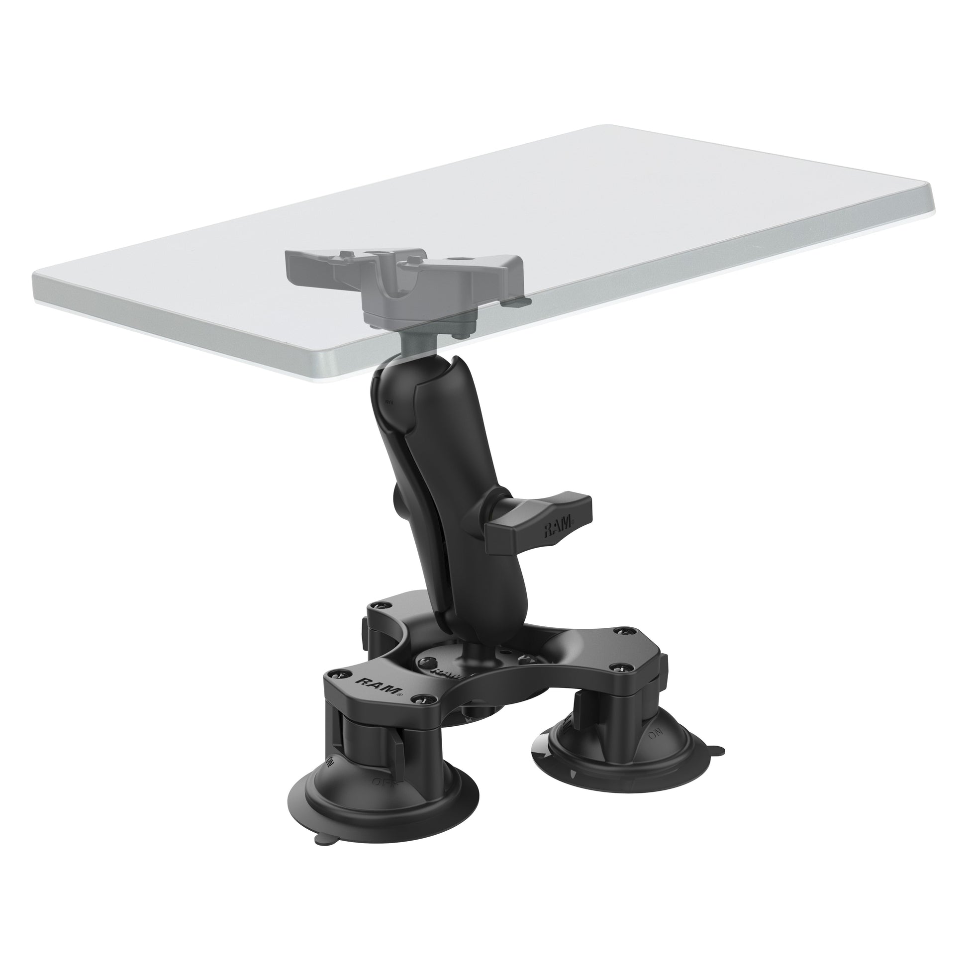 RAM® Twist-Lock™ Triple Suction Heavy Duty Mount for Starlink Mini (RAP-365-138-STA1U)